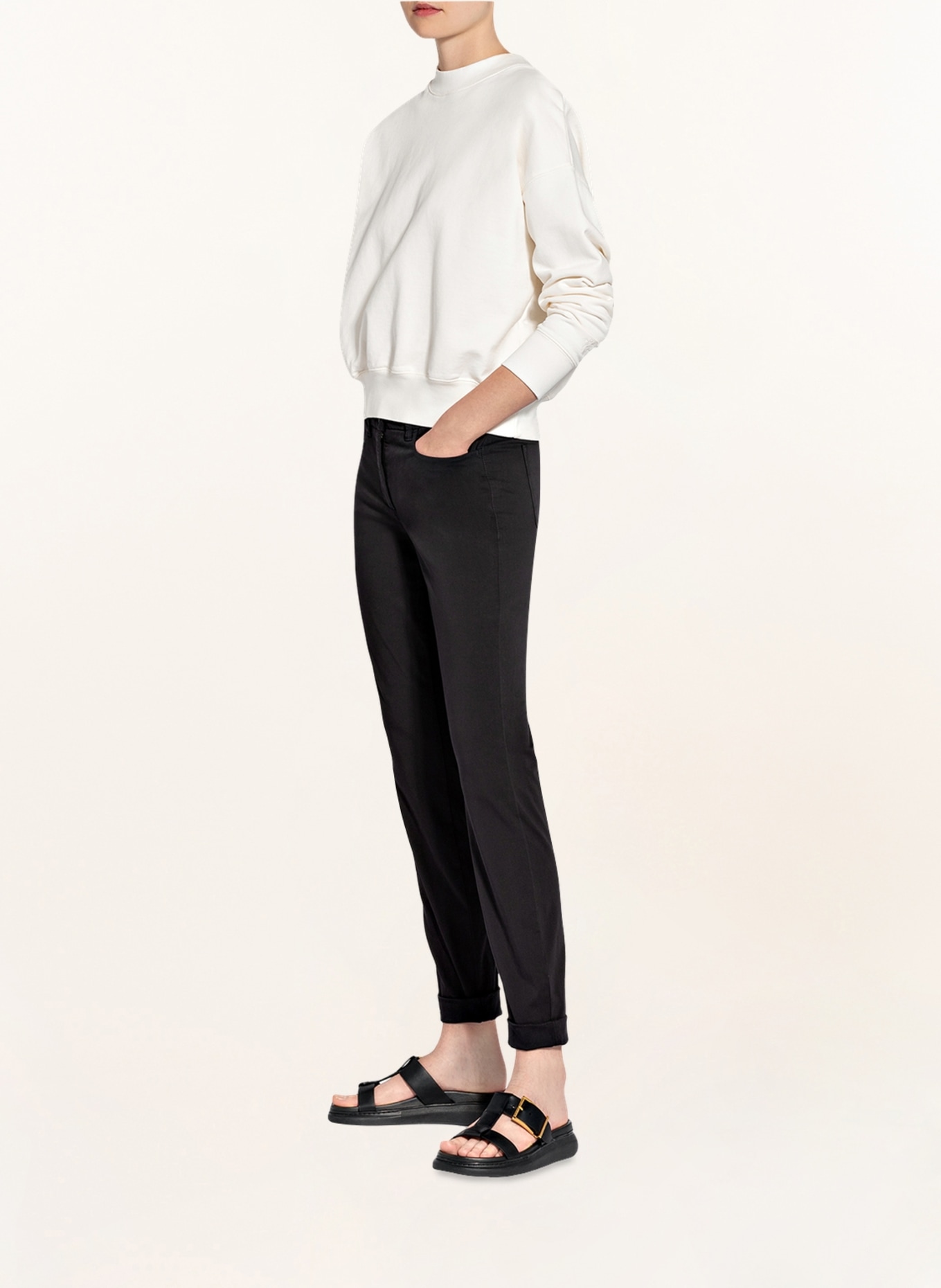 LUISA CERANO Trousers , Color: 1 BLACK (Image 6)