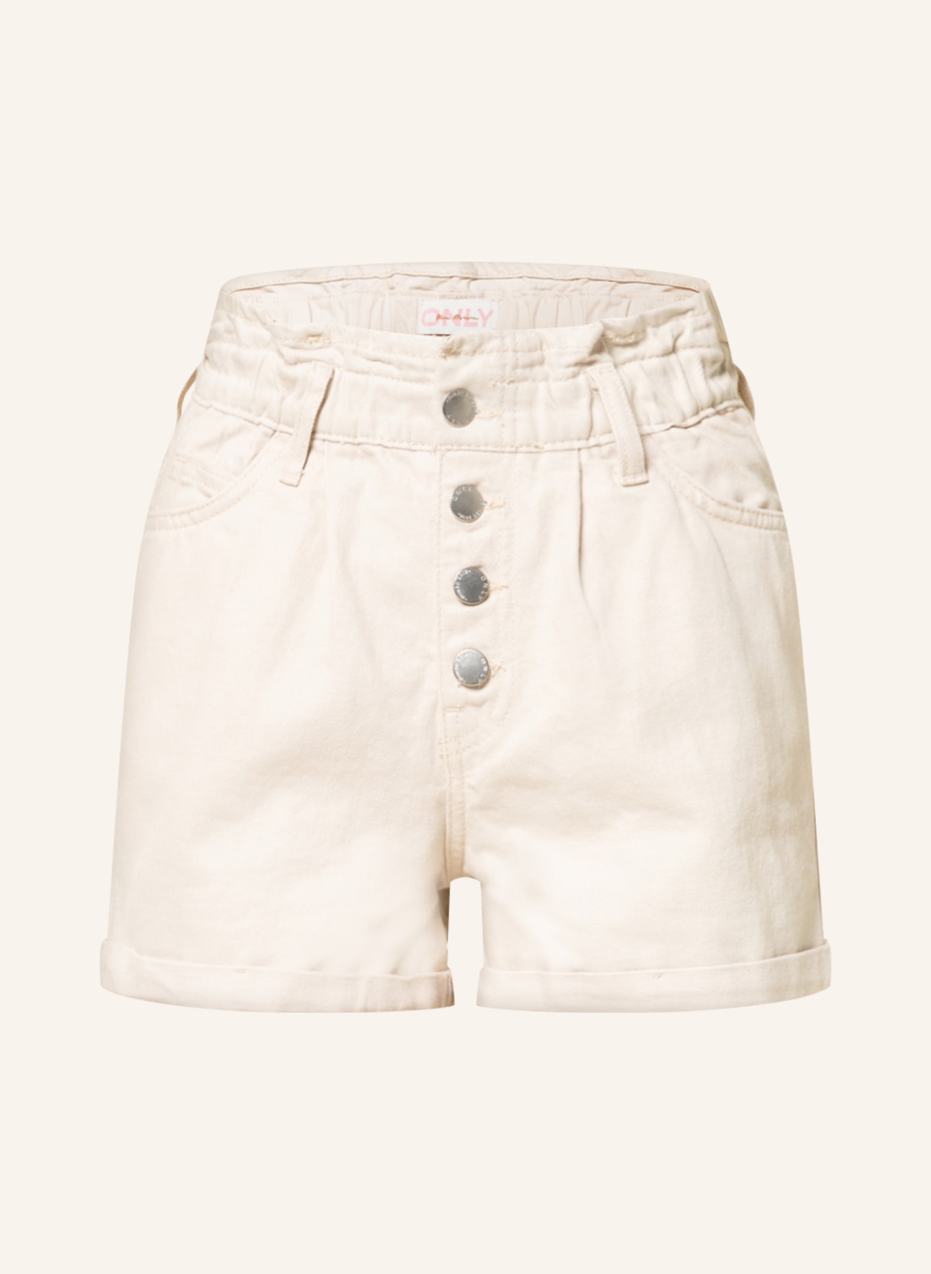 ONLY Denim shorts, Color: MOONBEAM (Image 1)