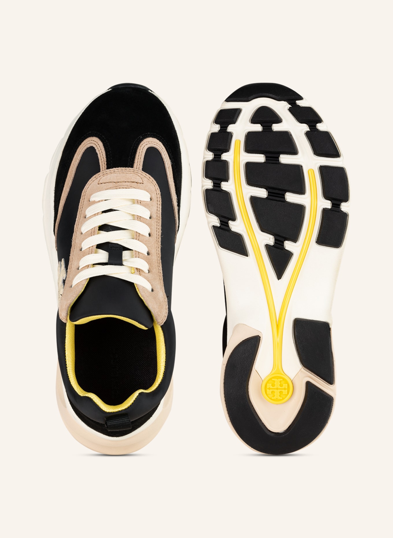 TORY BURCH Sneakers GOOD LUCK, Color: BLACK/ CREAM (Image 5)