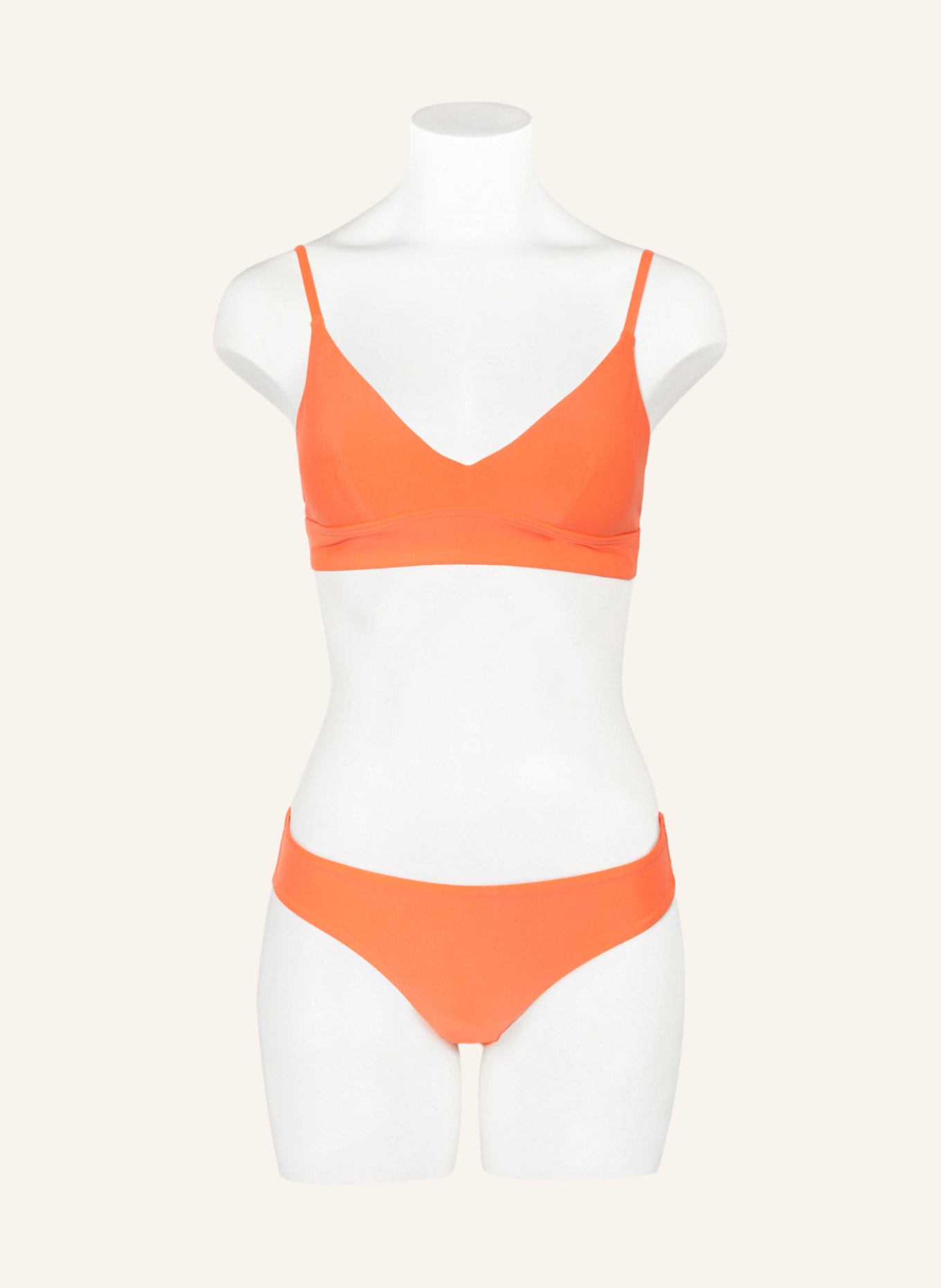 O'NEILL Bralette bikini top WAVE , Color: NEON ORANGE (Image 2)