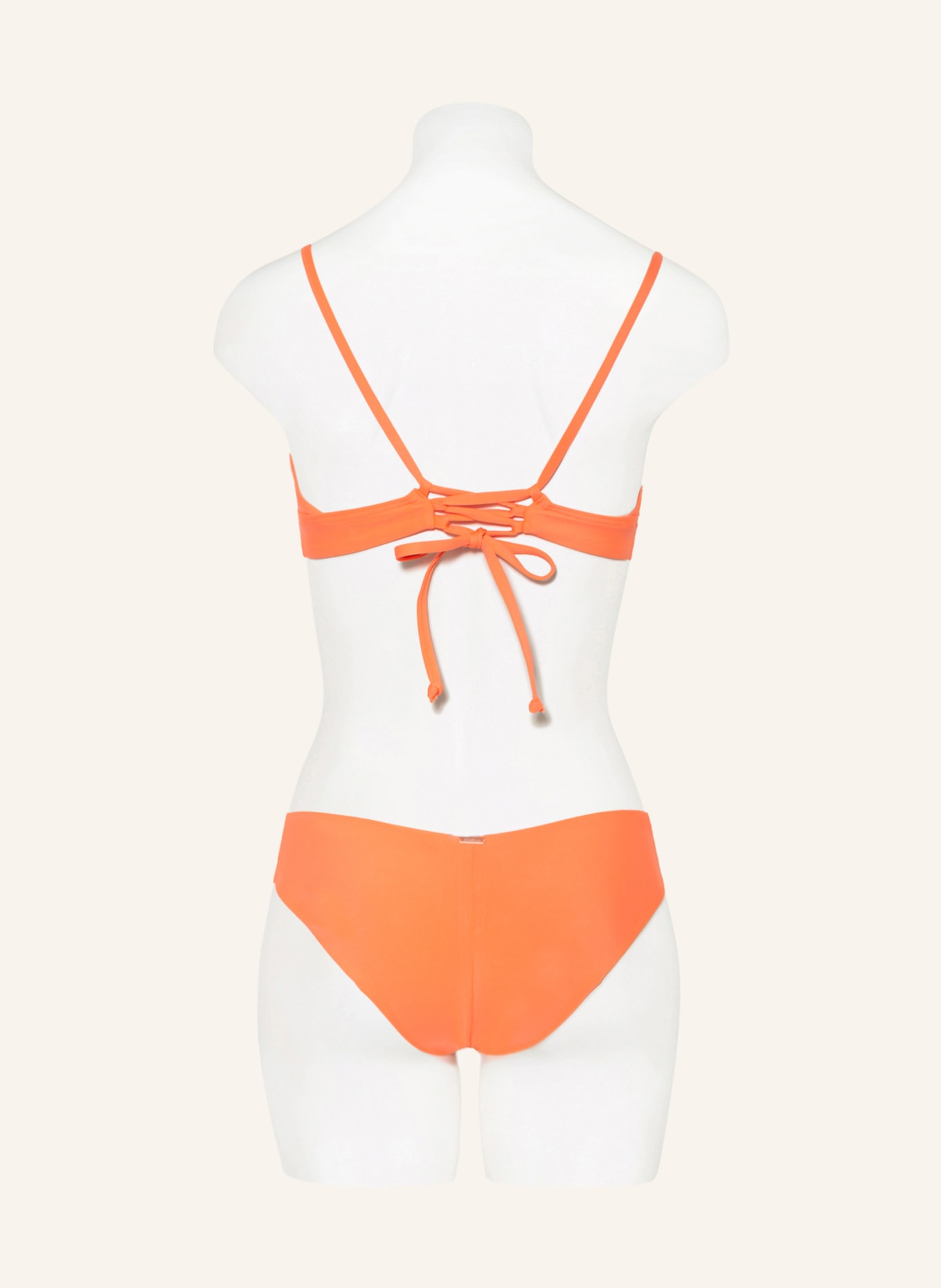 O'NEILL Bralette bikini top WAVE , Color: NEON ORANGE (Image 3)