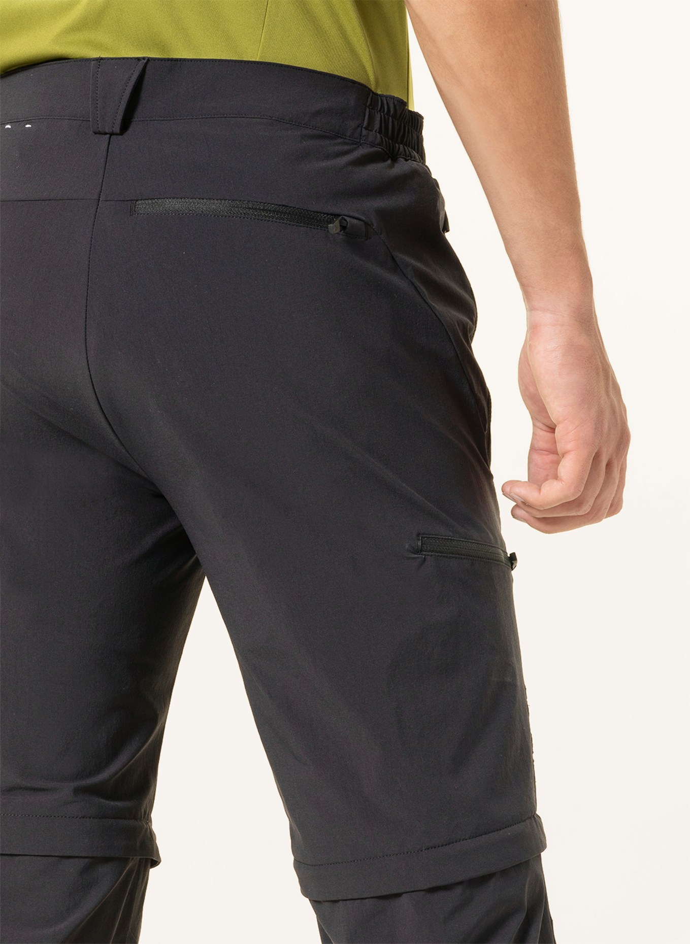 VAUDE Zip-off cycling shorts YARAS with padded insert, Color: BLACK (Image 6)