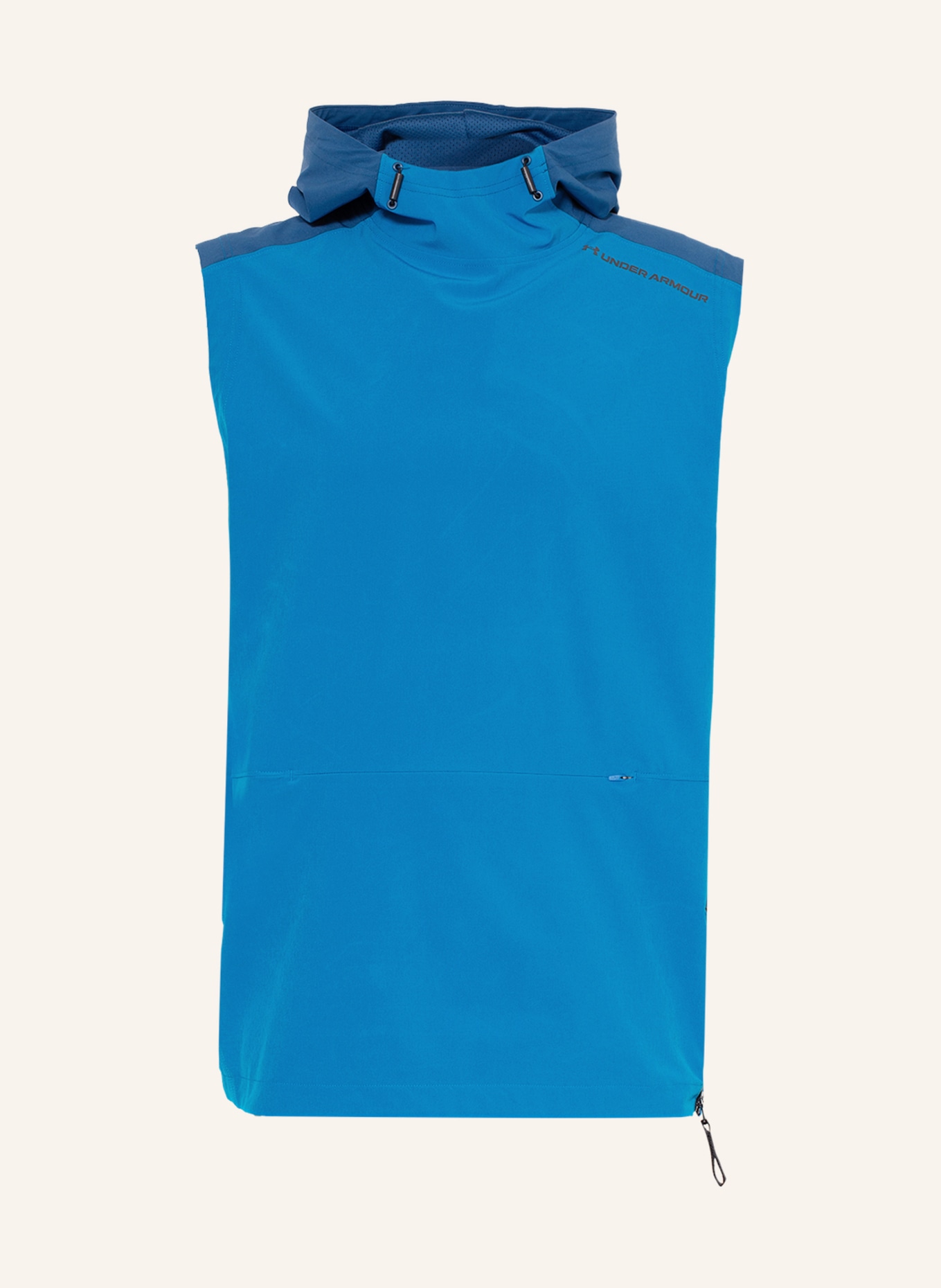 UNDER ARMOUR Mikina s kapucí UA RUSH™, Barva: MODRÁ (Obrázek 1)