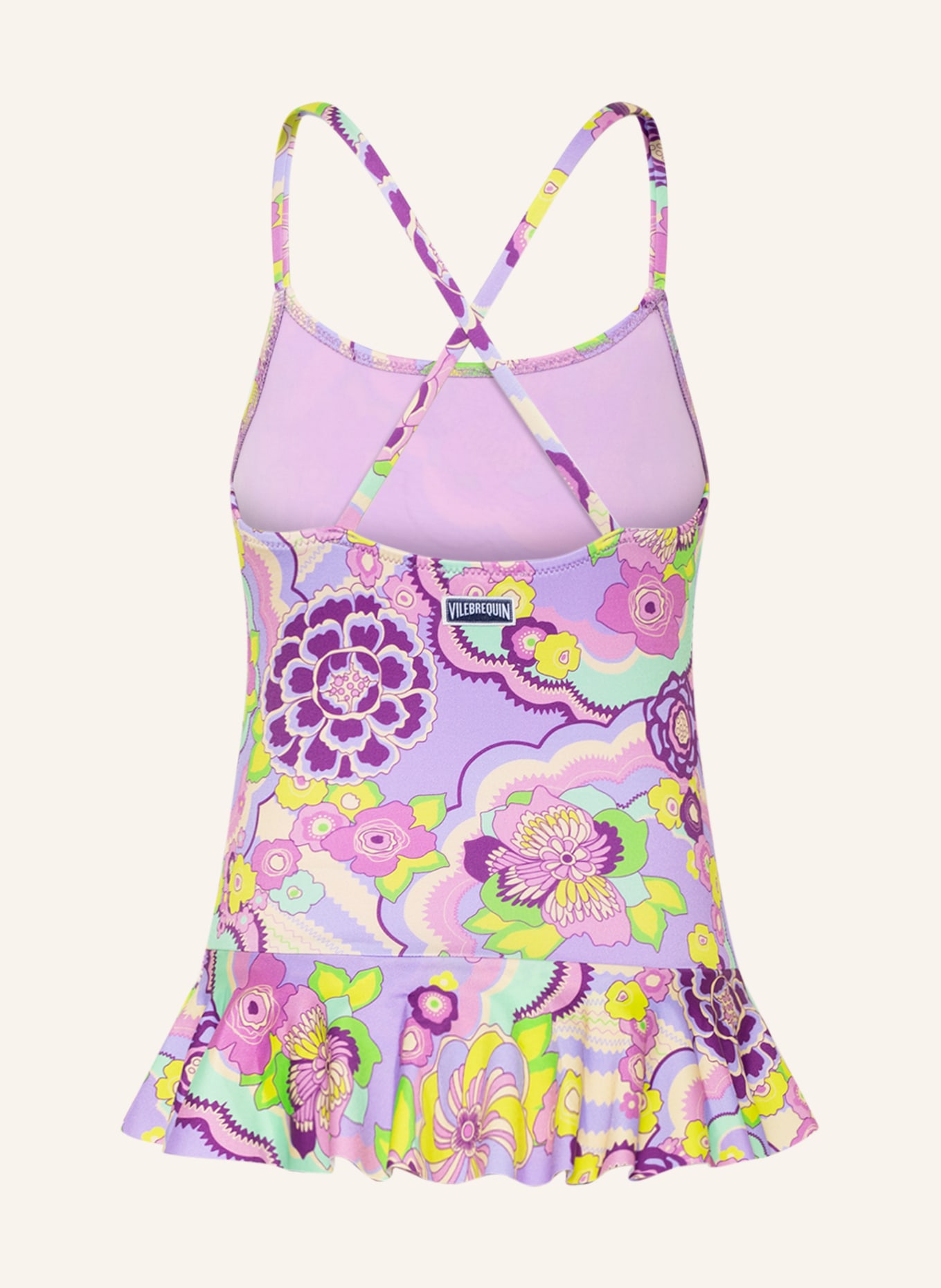 VILEBREQUIN Swimsuit RAINBOX FLOWERS , Color: PURPLE/ DARK PURPLE/ PINK (Image 2)