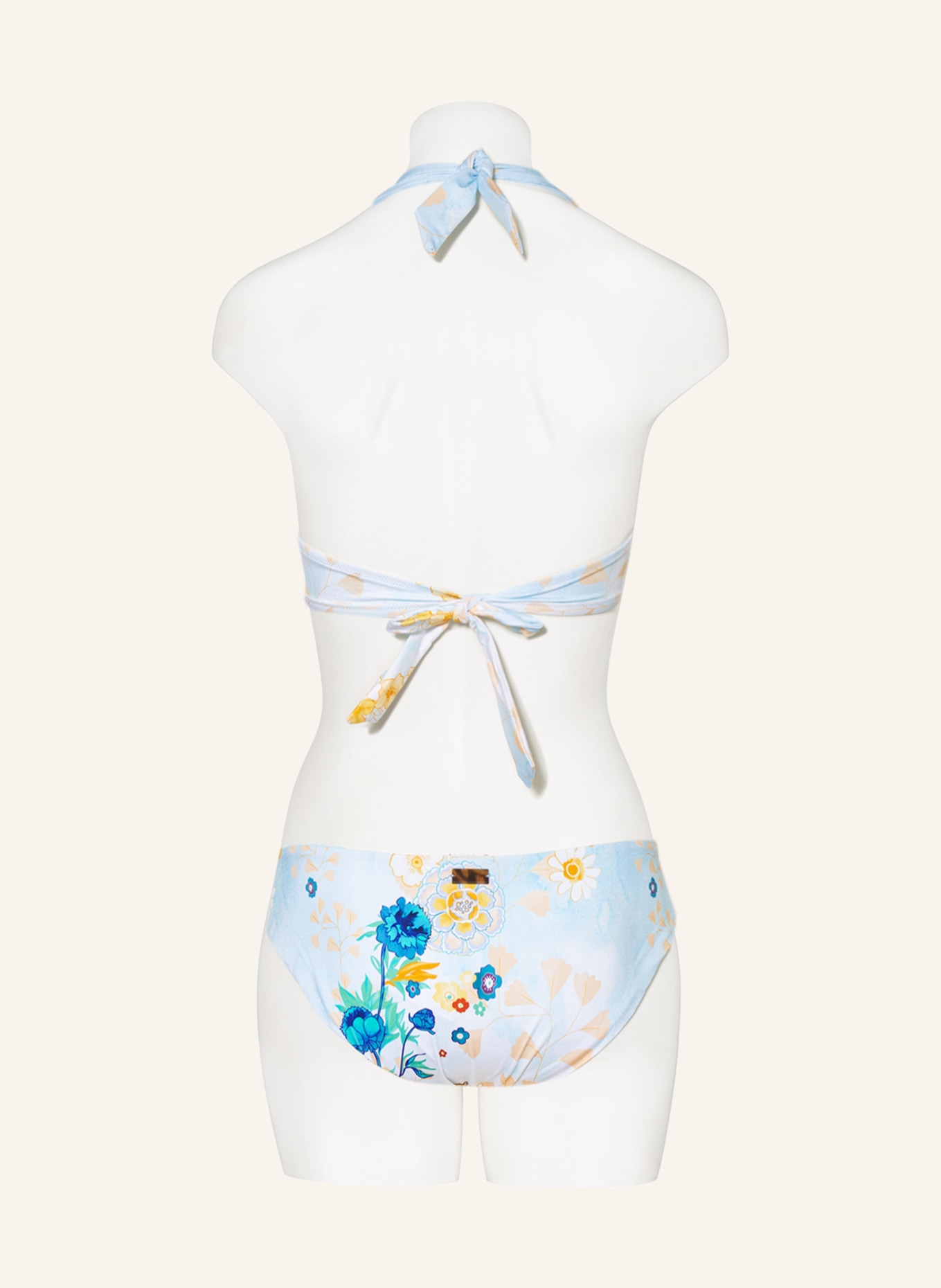 VILEBREQUIN Basic-Bikini-Hose BELLE DES CHAMPS , Farbe: HELLBLAU/ TÜRKIS/ DUNKELGELB (Bild 3)
