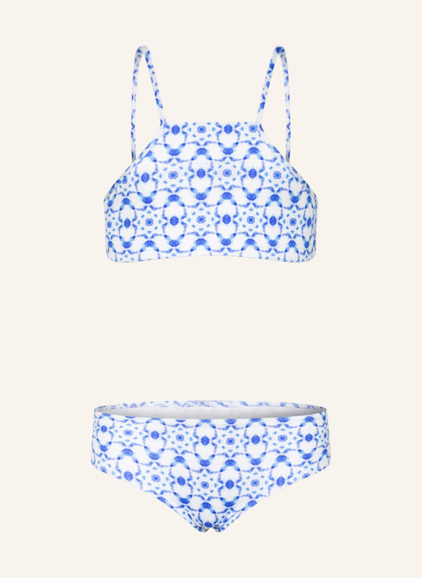 VILEBREQUIN High-neck bikini IKAT MEDUSA, Color: BLUE/ WHITE (Image 1)