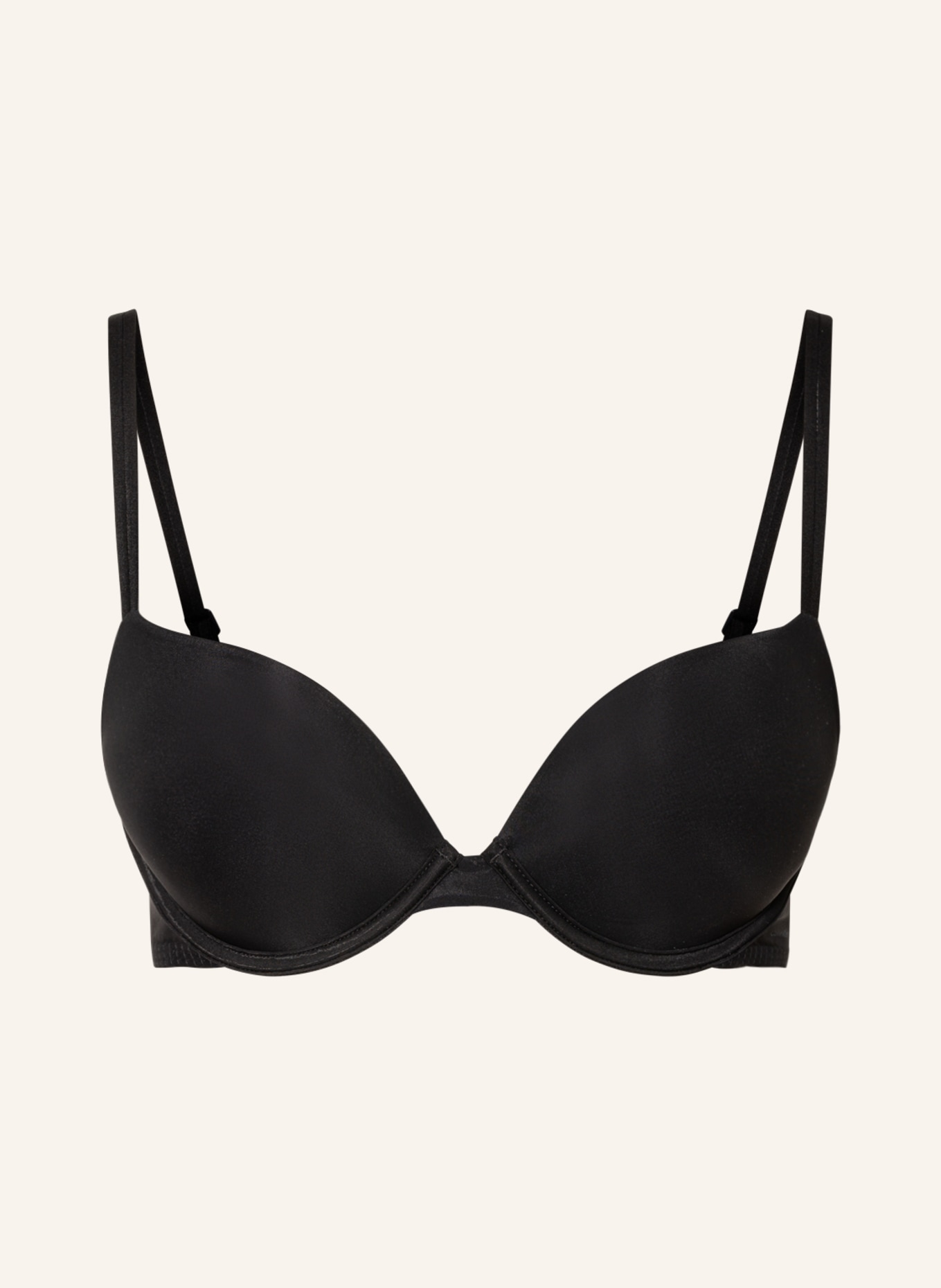 Calvin Klein Push-up bra SHEER MARQUISETTE, Color: BLACK (Image 1)
