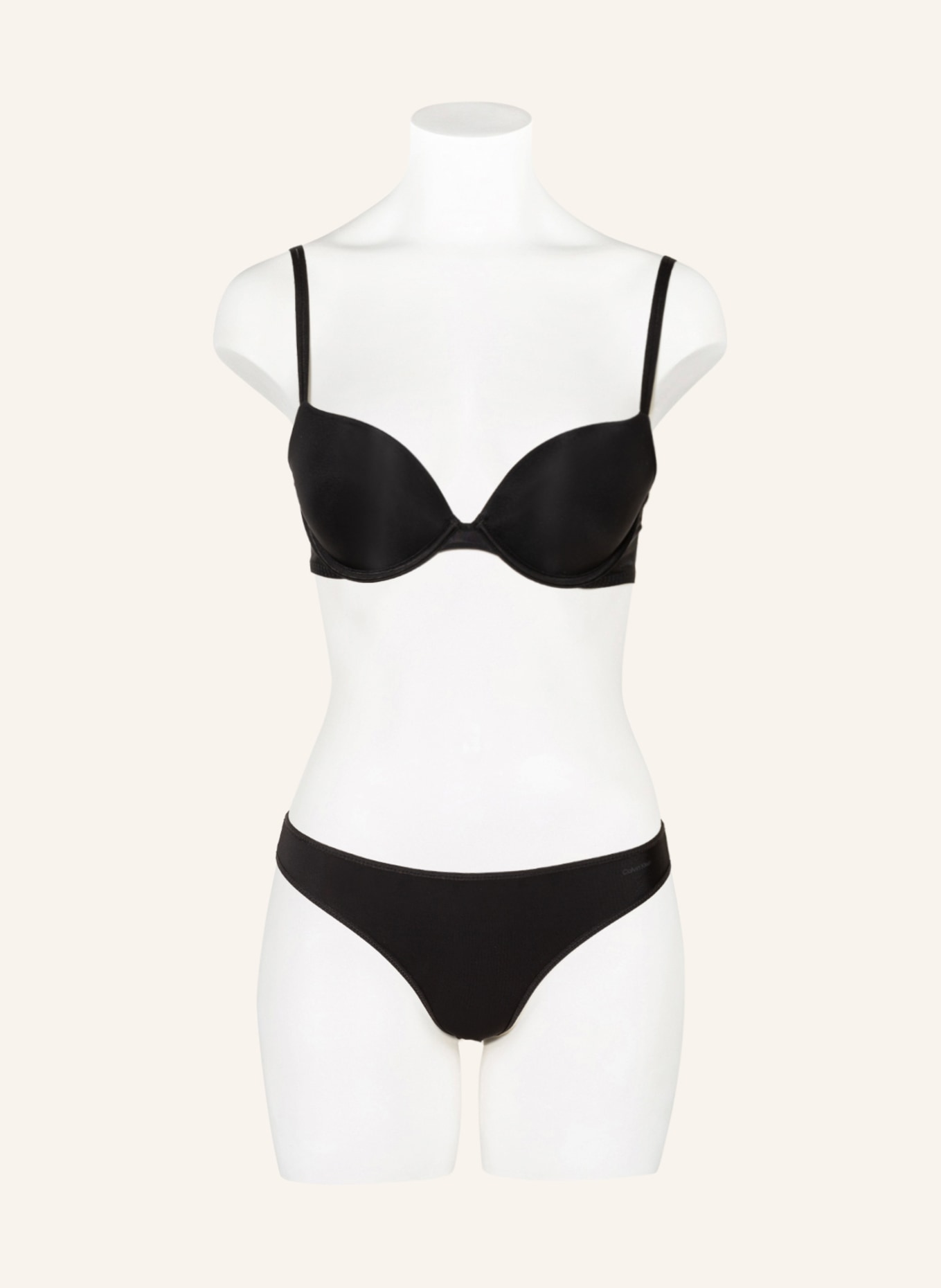 Calvin Klein Push-up bra SHEER MARQUISETTE, Color: BLACK (Image 2)