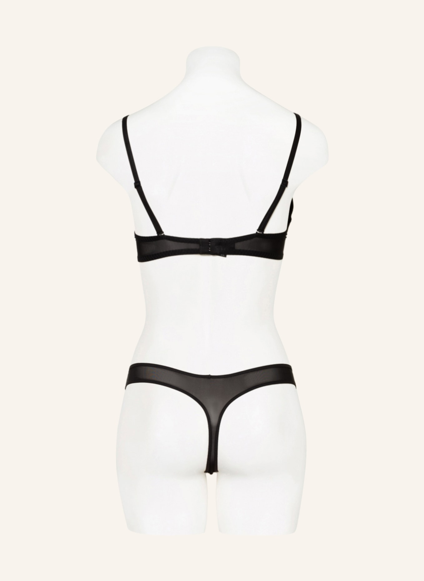Calvin Klein Push-up bra SHEER MARQUISETTE, Color: BLACK (Image 3)