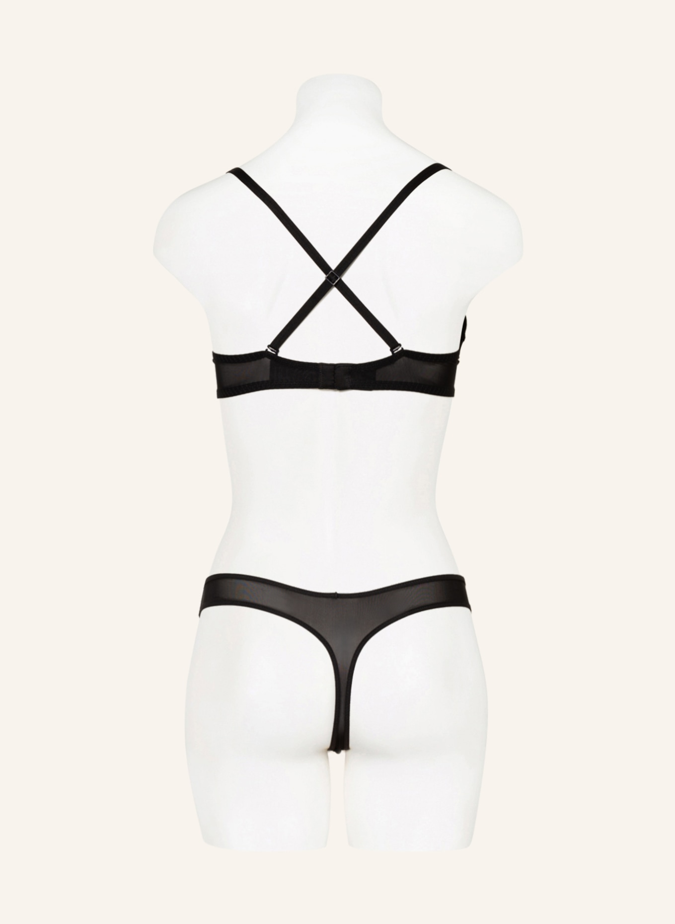 Calvin Klein Push-up bra SHEER MARQUISETTE, Color: BLACK (Image 4)