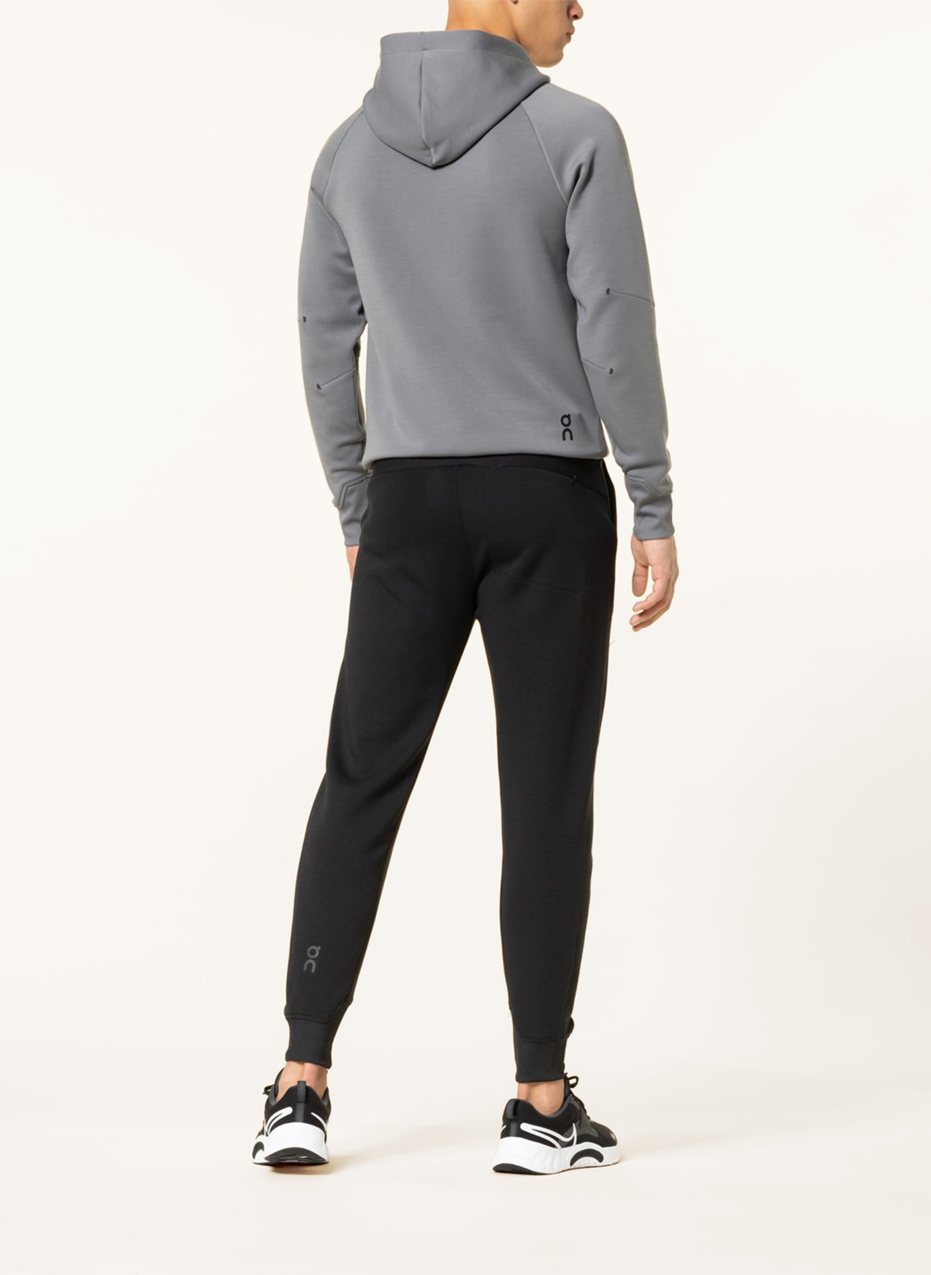 On Sweatpants, Color: BLACK (Image 3)