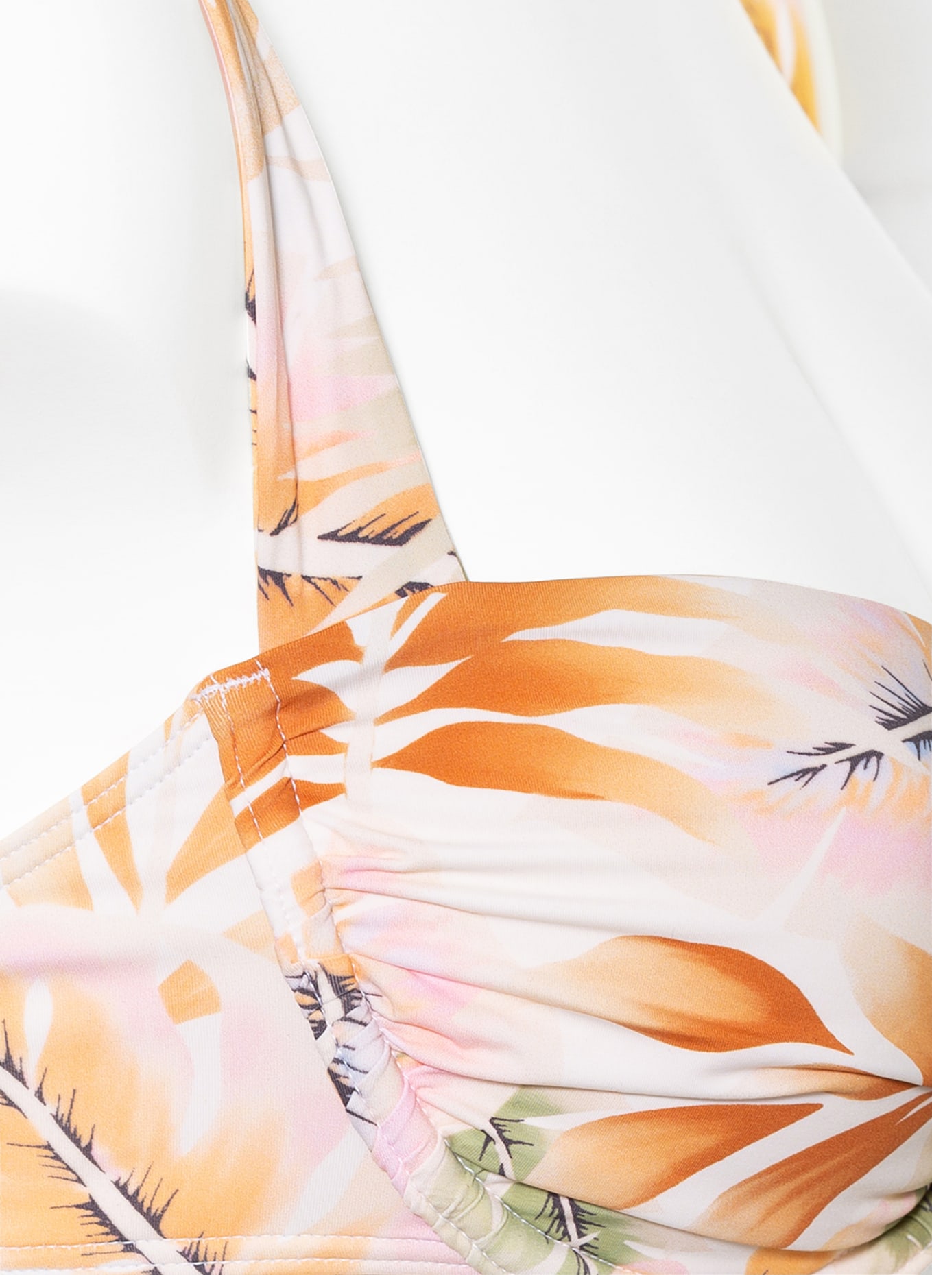 BILLABONG Balconette bikini top ISLAND CALLING, Color: CREAM/ LIGHT PINK (Image 4)