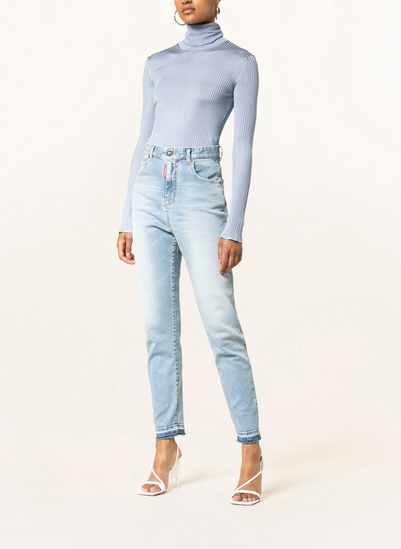 DSQUARED2 Skinny Jeans TWIGGY, Farbe: 470 NAVY BLUE (Bild 2)