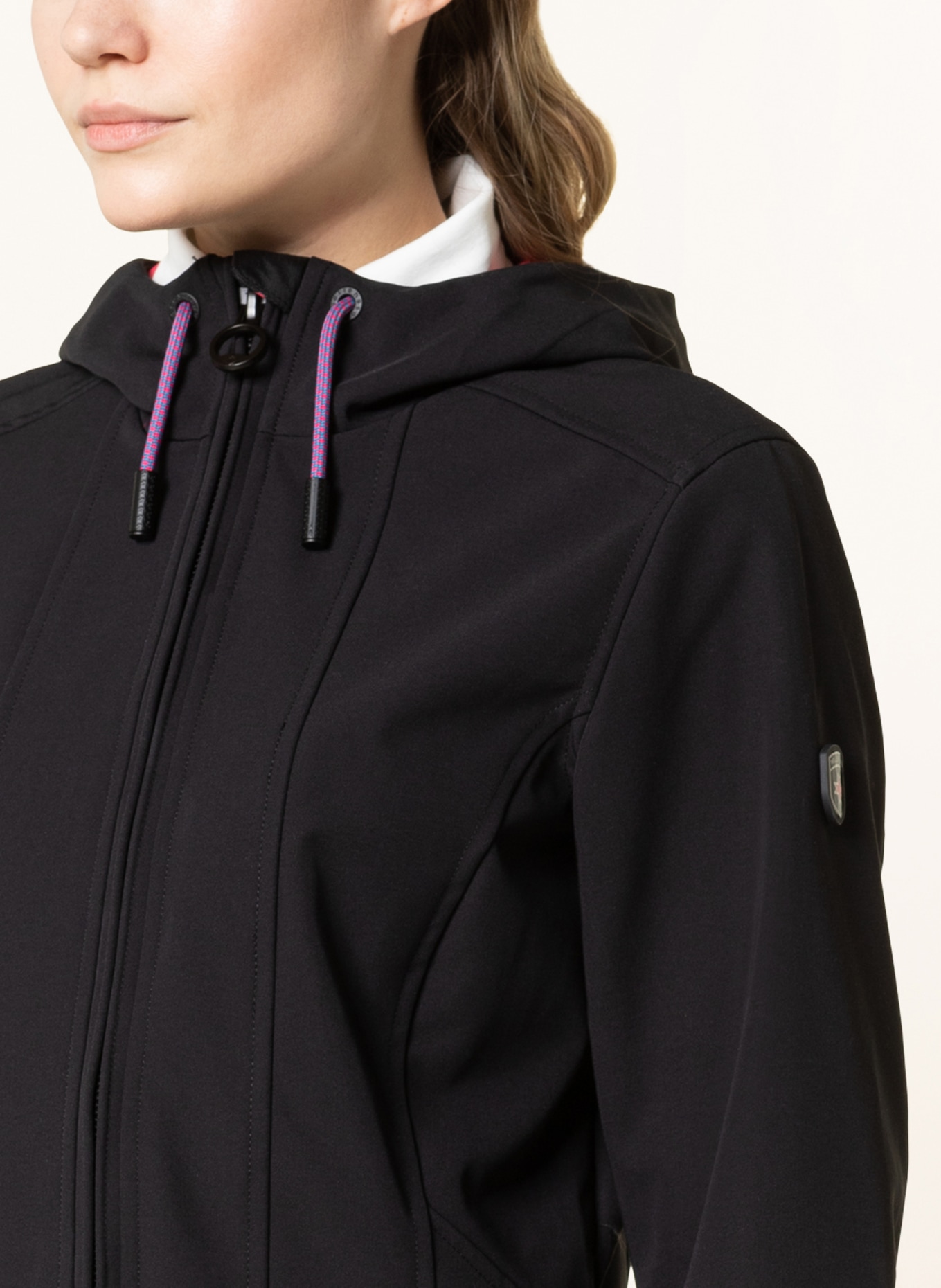 WELLENSTEYN Softshell jacket YOGA, Color: BLACK (Image 5)