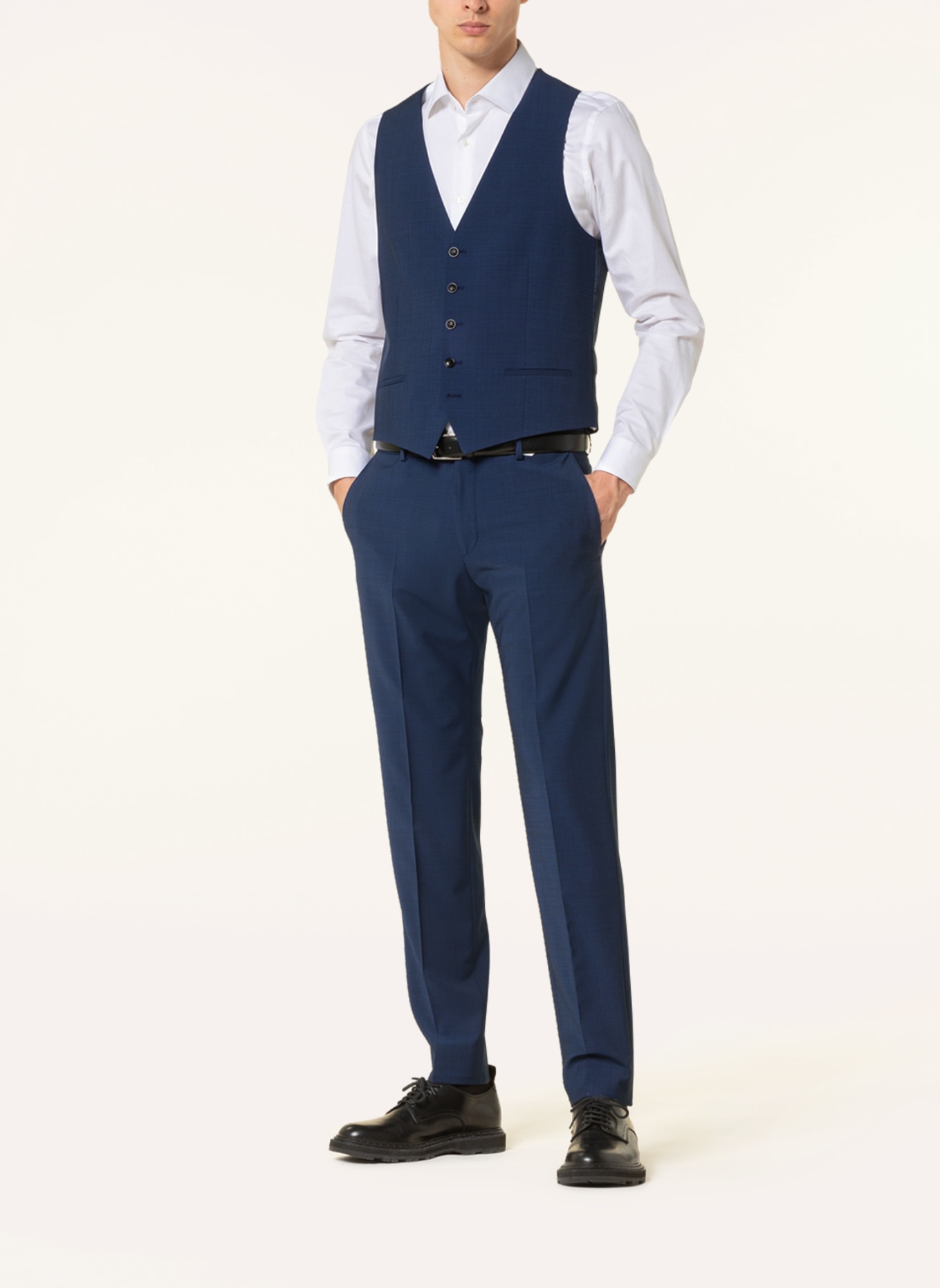 STRELLSON Suit waistcoat VES slim fit , Color: 430 Bright Blue                430 (Image 3)
