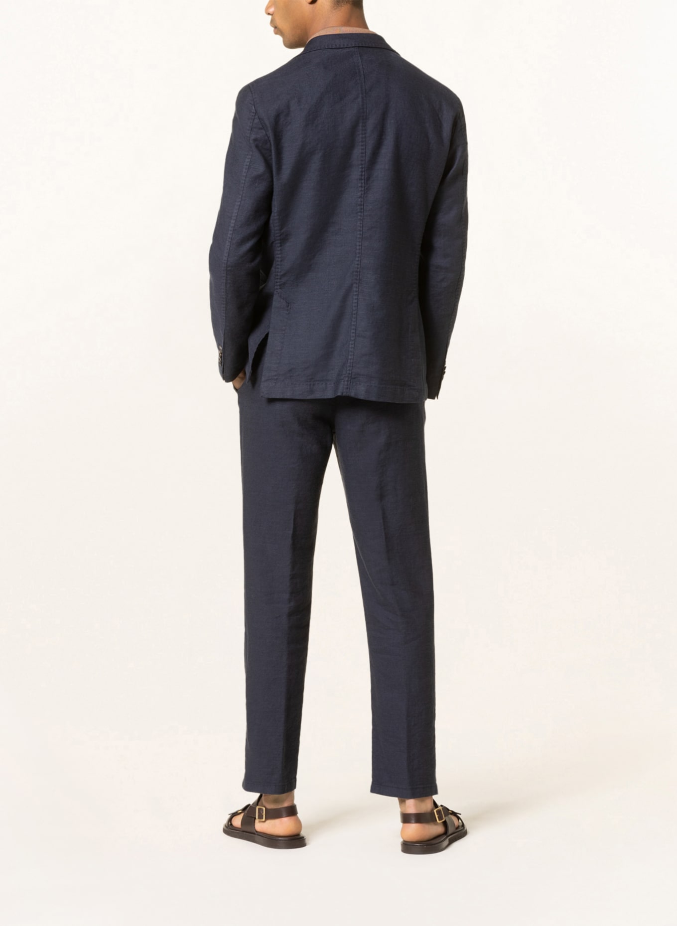 windsor. Suit jacket GIRO extra slim fit with linen: 410 Navy 410