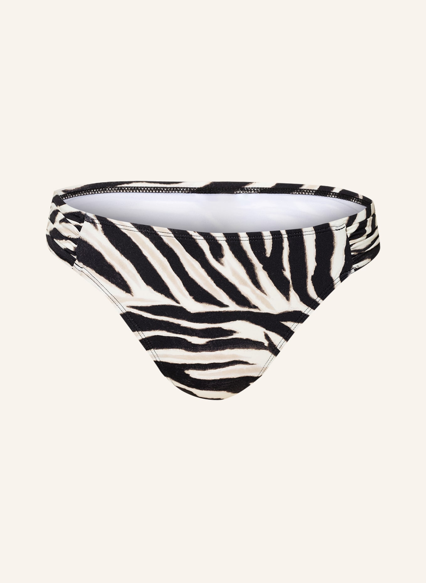 LAUREN RALPH LAUREN Bikini bottoms ZEBRA, Color: ECRU/ BLACK (Image 1)
