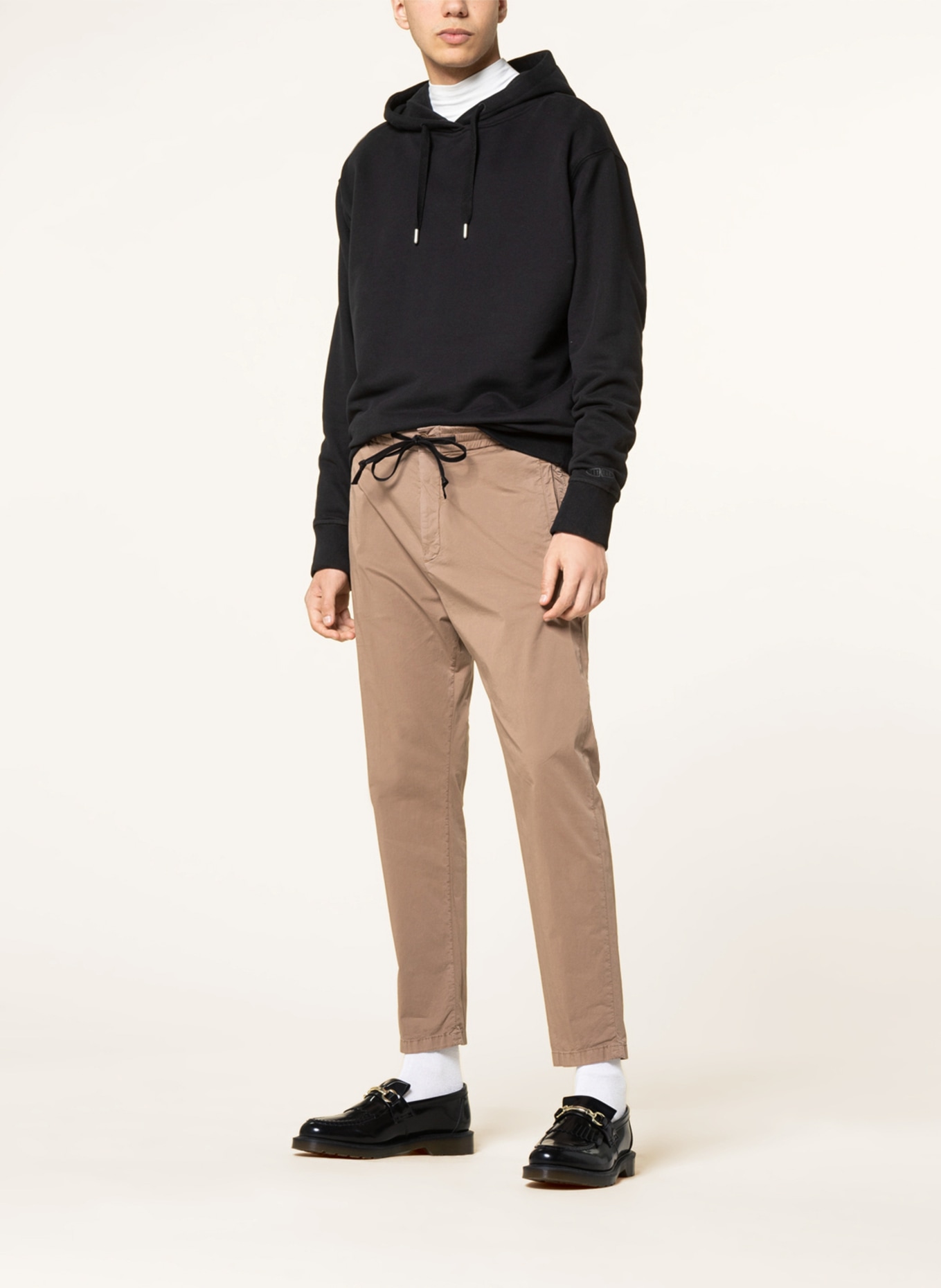 DRYKORN Spodnie JEGER w stylu dresowym extra slim fit , Kolor: JASNOBRĄZOWY (Obrazek 2)