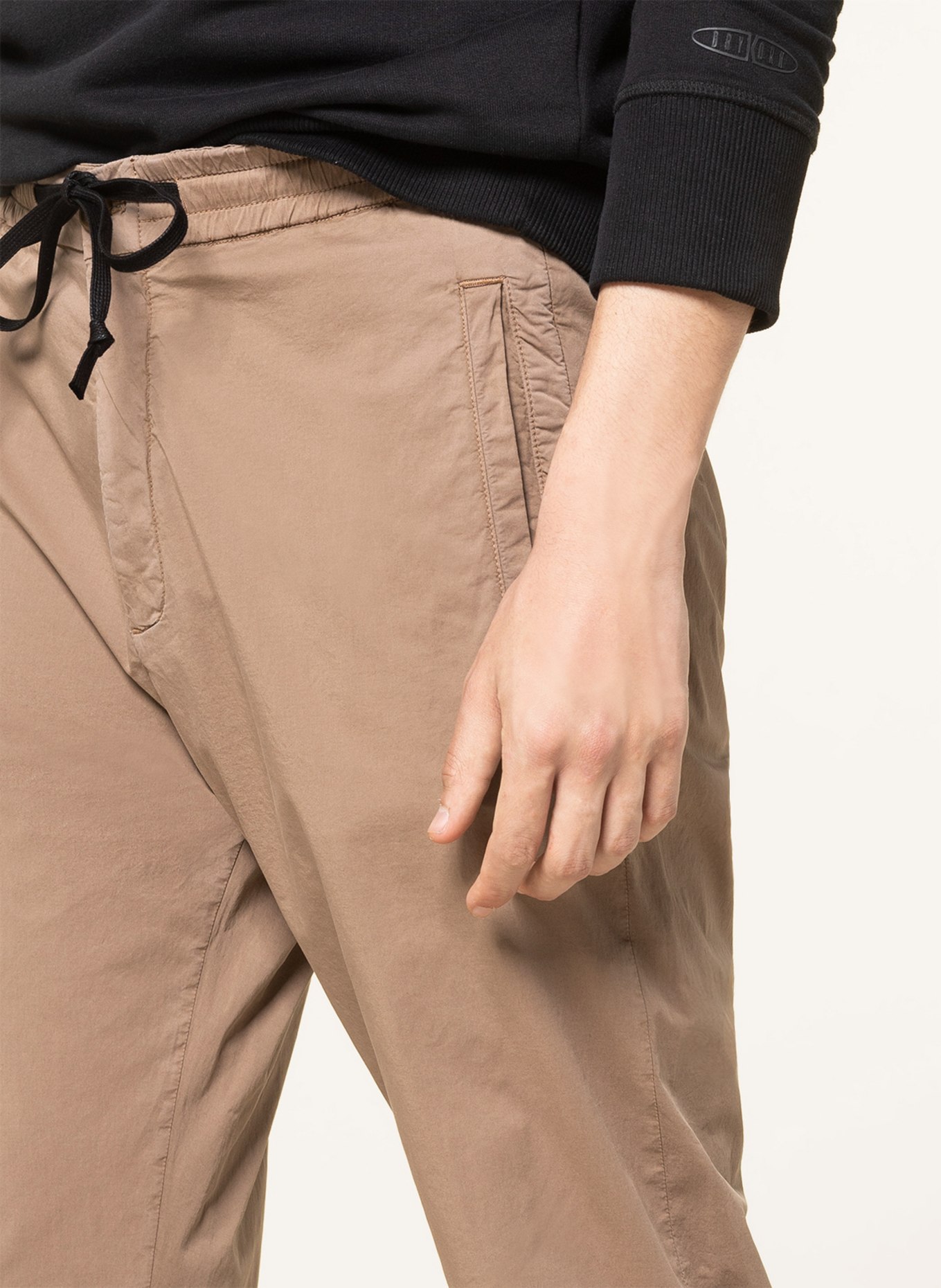 DRYKORN Spodnie JEGER w stylu dresowym extra slim fit , Kolor: JASNOBRĄZOWY (Obrazek 5)