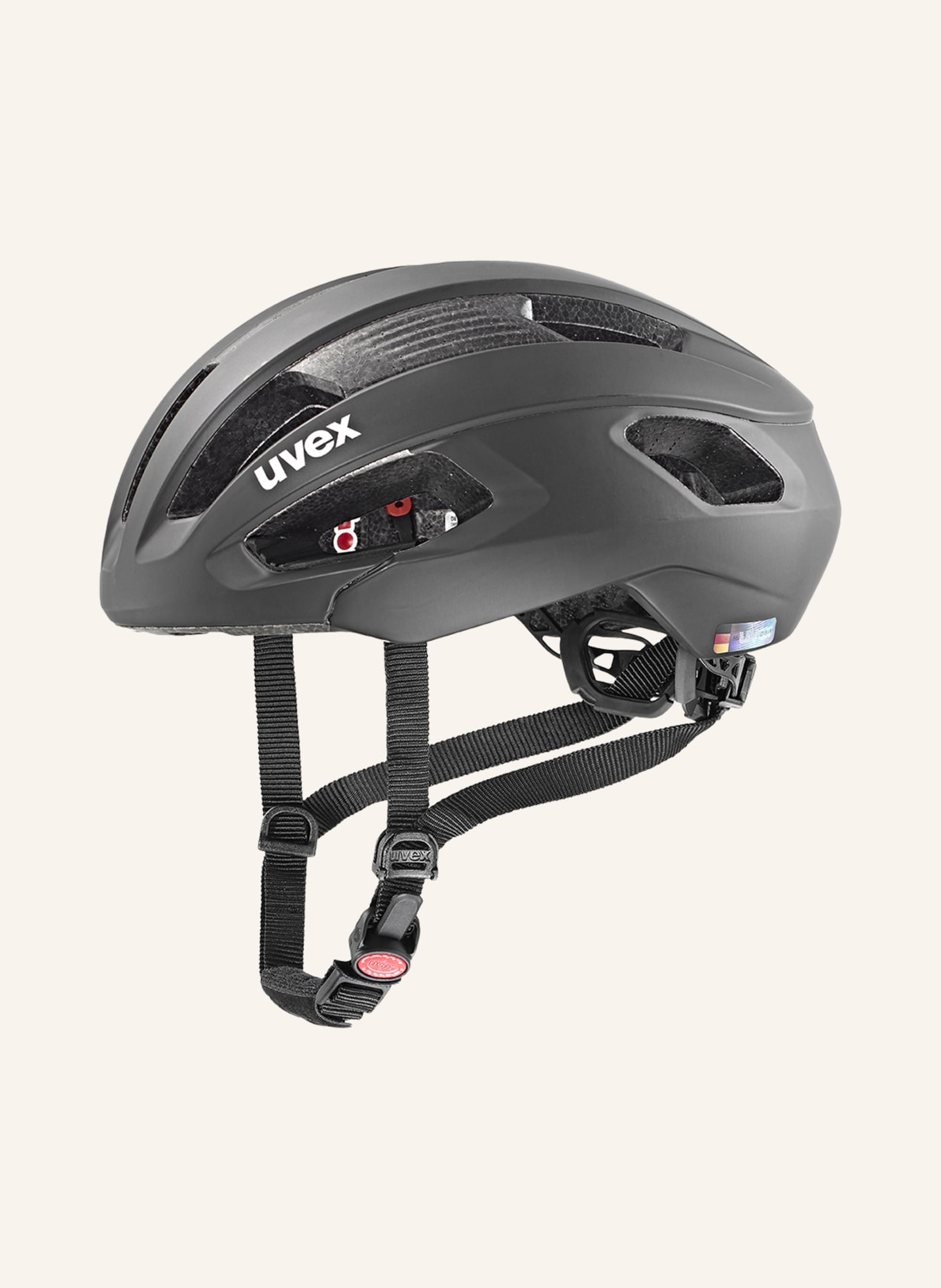 uvex Bicycle helmet RISE CC, Color: BLACK (Image 1)