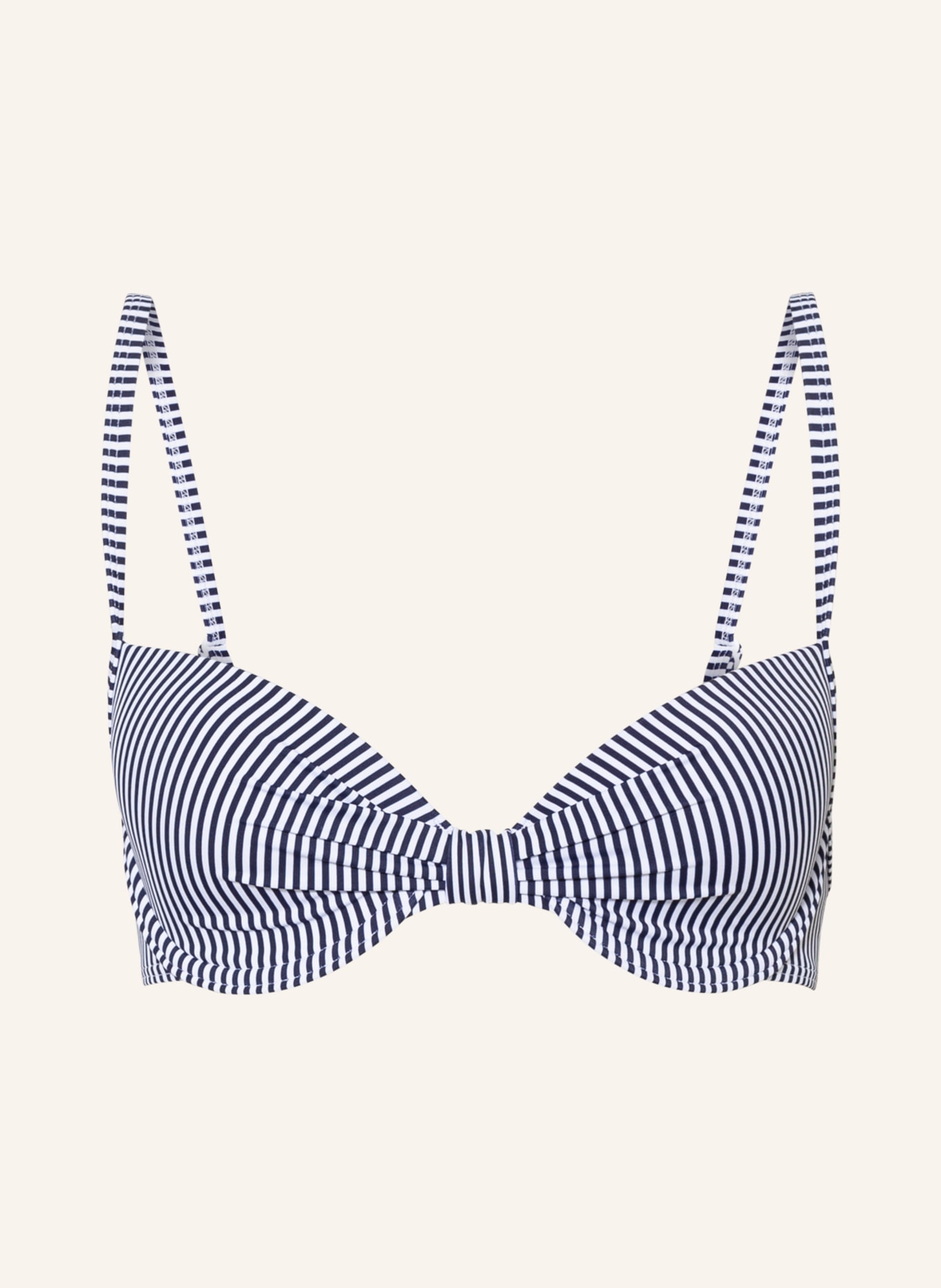 Hot Stuff Underwired bikini top, Color: WHITE/ BLUE (Image 1)
