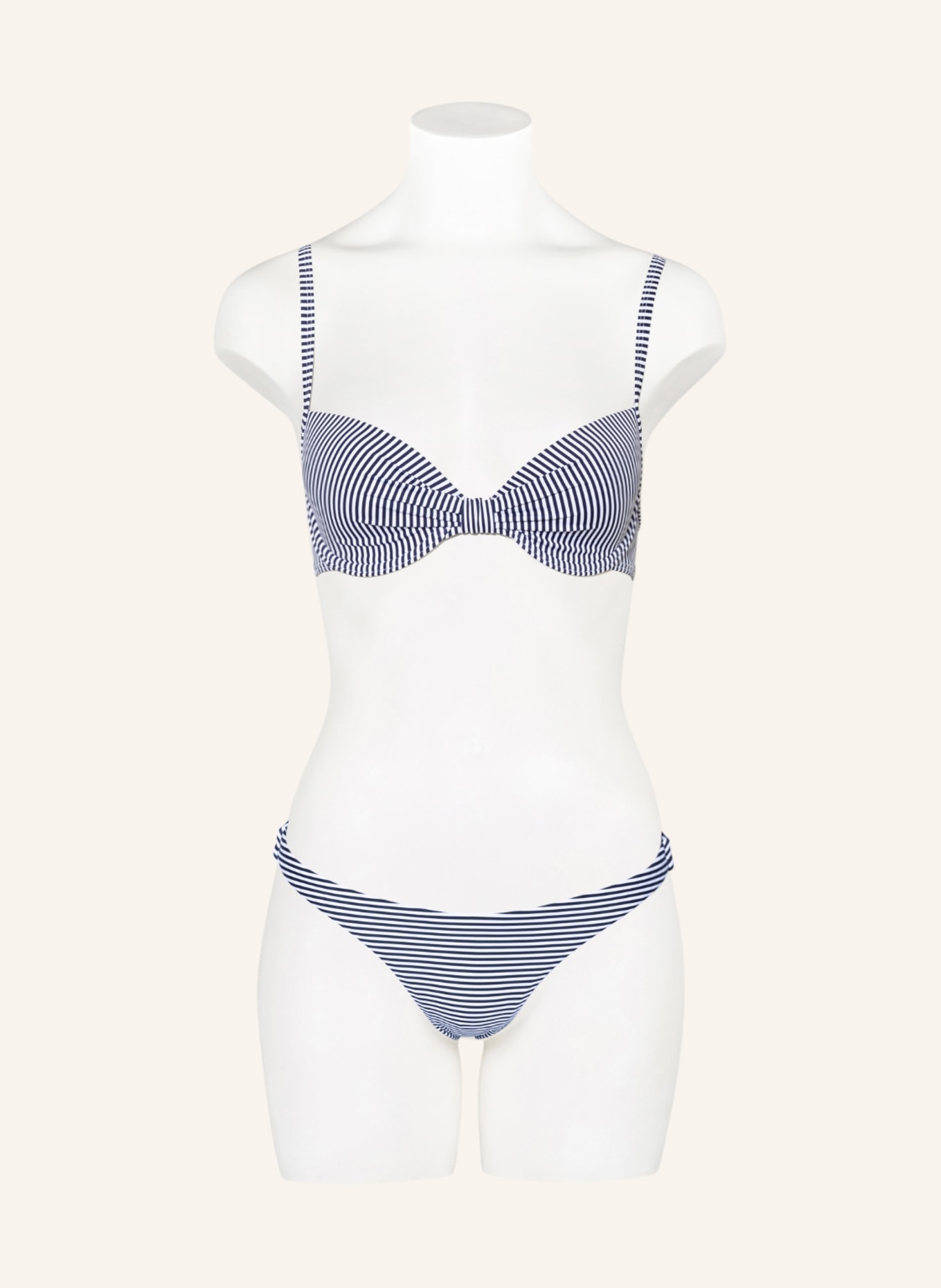 Hot Stuff Underwired bikini top, Color: WHITE/ BLUE (Image 2)