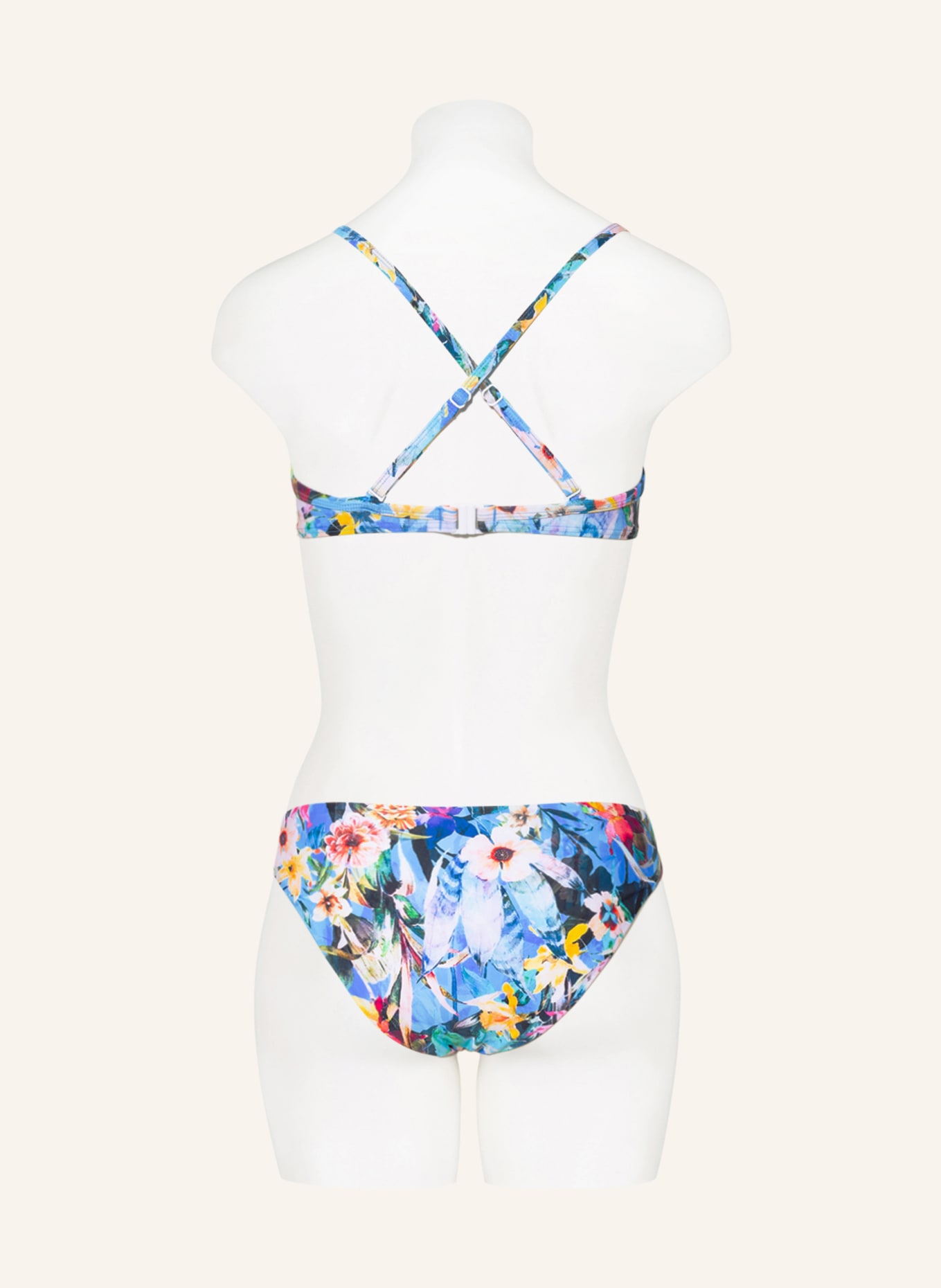 Hot Stuff Underwired bikini, Color: LIGHT BLUE/ BLUE/ DARK YELLOW (Image 4)
