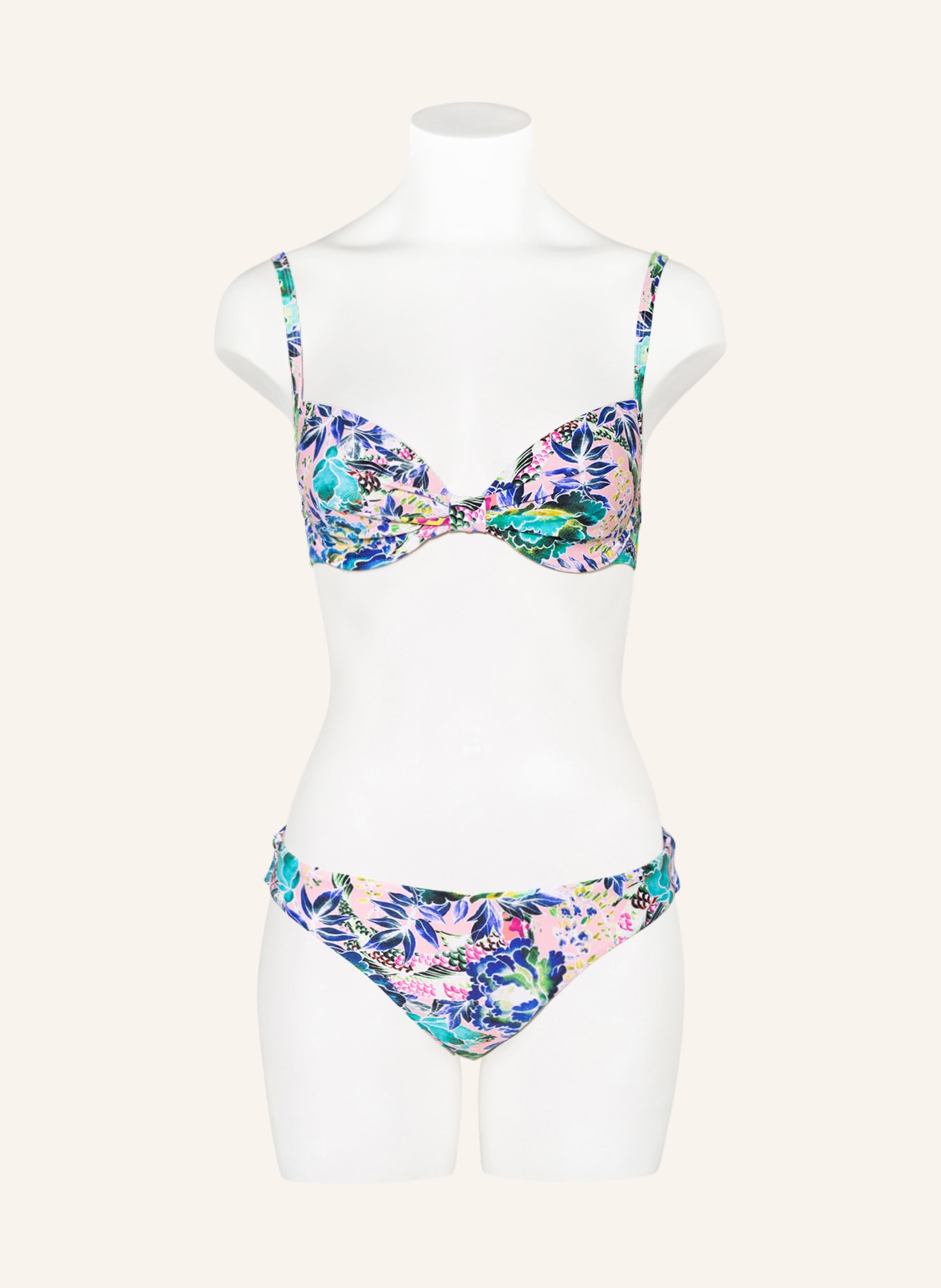 Hot Stuff Underwired bikini, Color: PINK/ BLUE/ TEAL (Image 2)