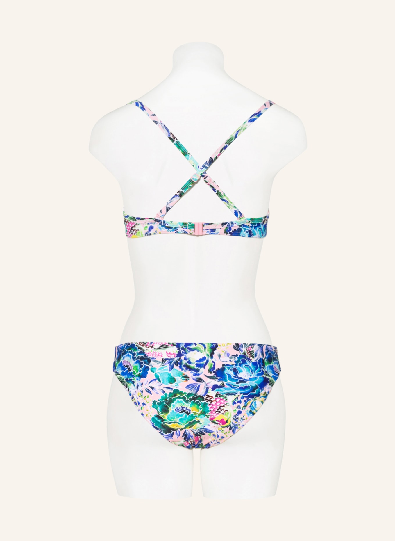 Hot Stuff Underwired bikini, Color: PINK/ BLUE/ TEAL (Image 4)