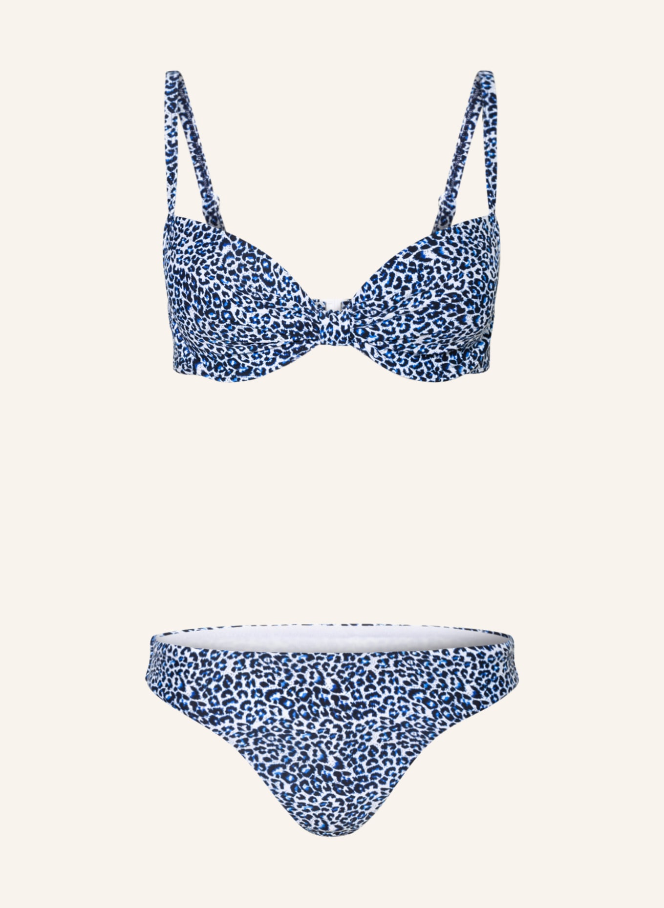 Hot Stuff Underwired bikini, Color: WHITE/ BLUE/ DARK BLUE (Image 1)
