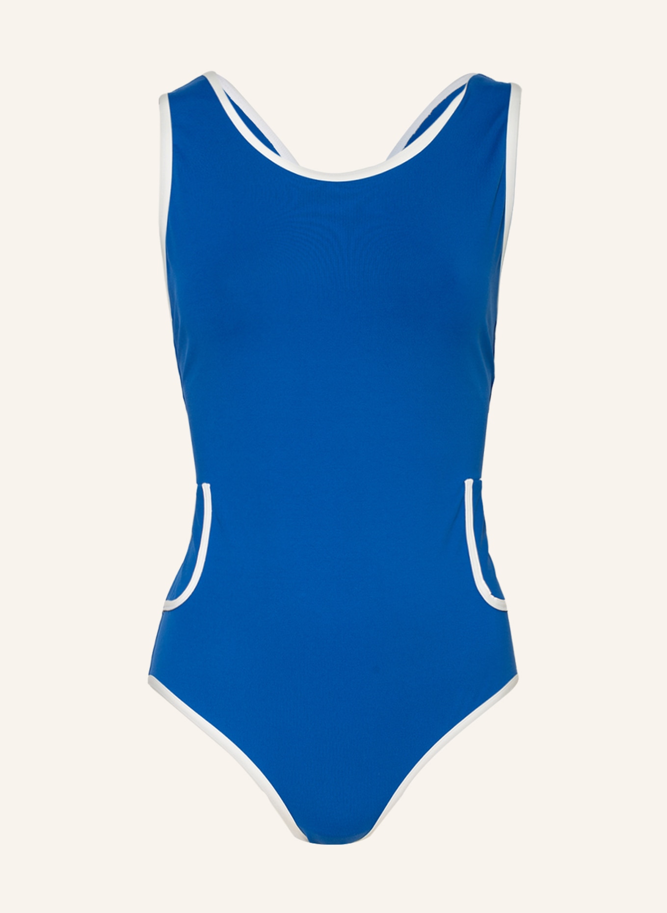 ERES Swimsuit NAUTIC PAPILLON, Color: BLUE/ WHITE (Image 1)
