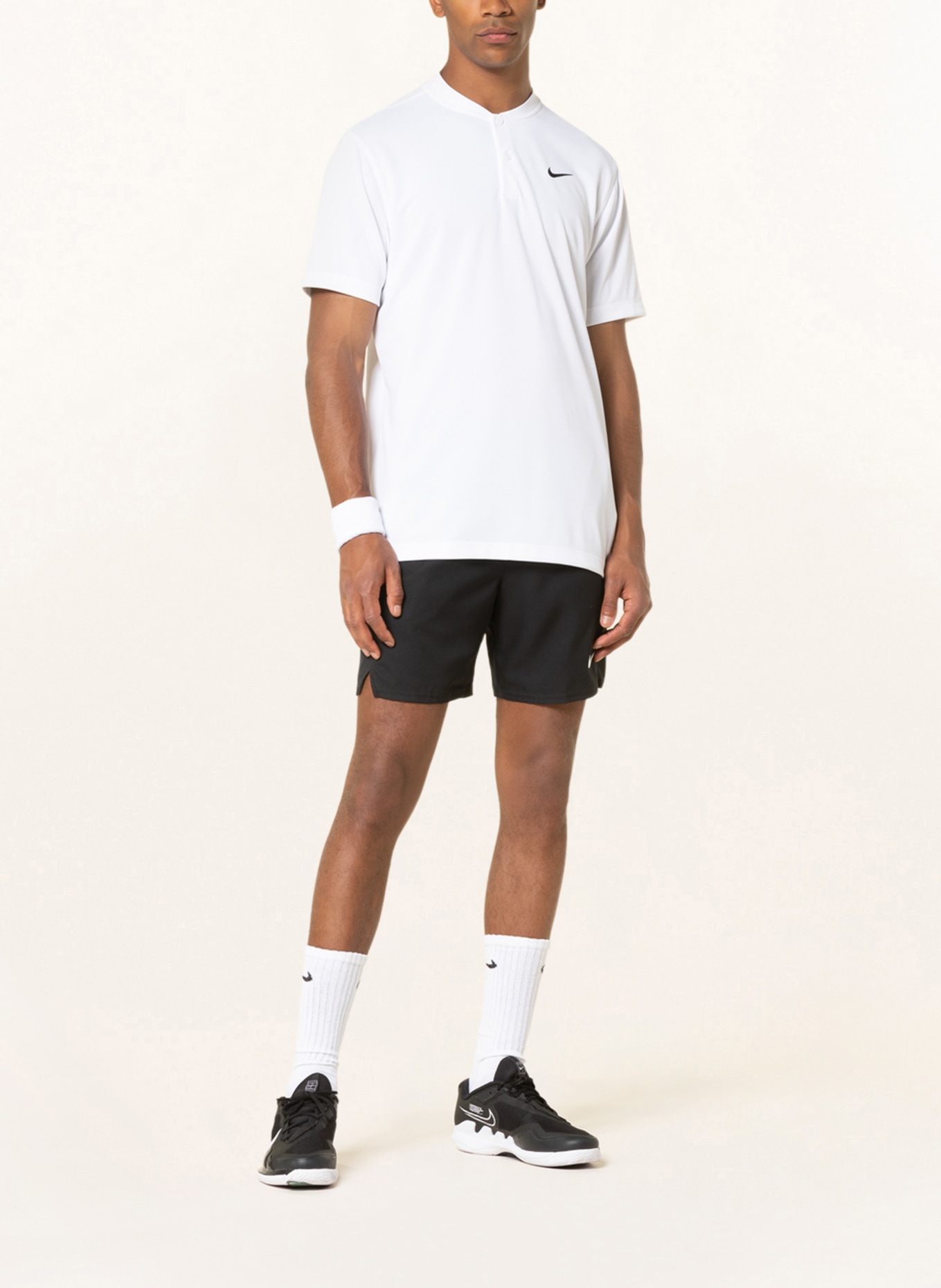 Nike Funktions-Poloshirt COURT DRI-FIT, Farbe: WEISS (Bild 2)