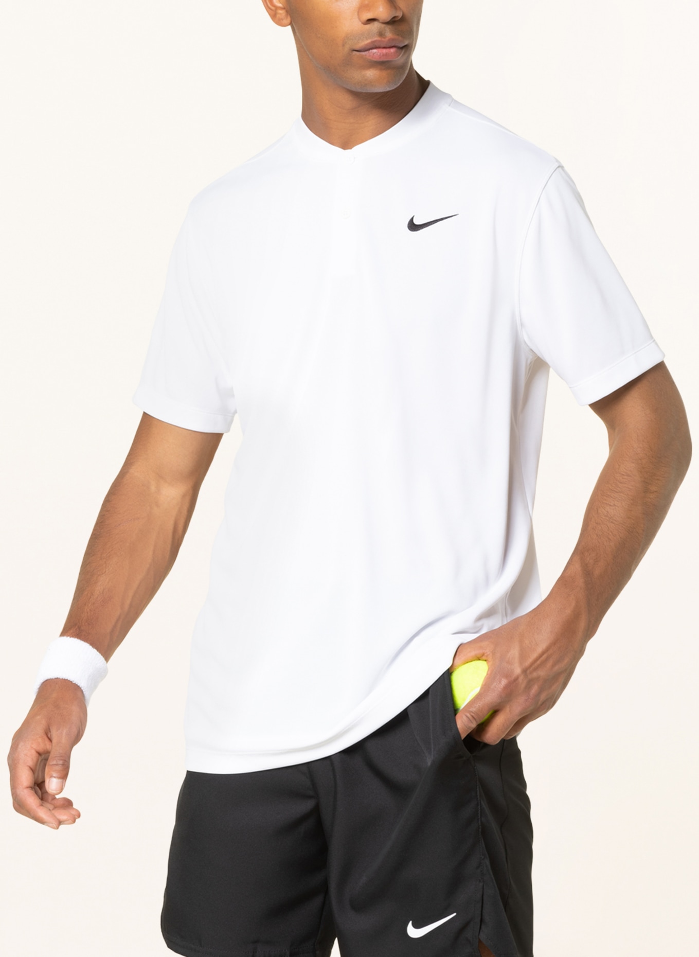 Nike Funktions-Poloshirt COURT DRI-FIT, Farbe: WEISS (Bild 4)