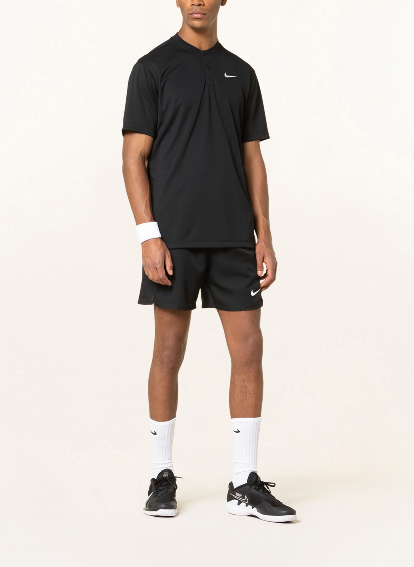 Nike Funktions-Poloshirt COURT DRI-FIT, Farbe: SCHWARZ (Bild 2)