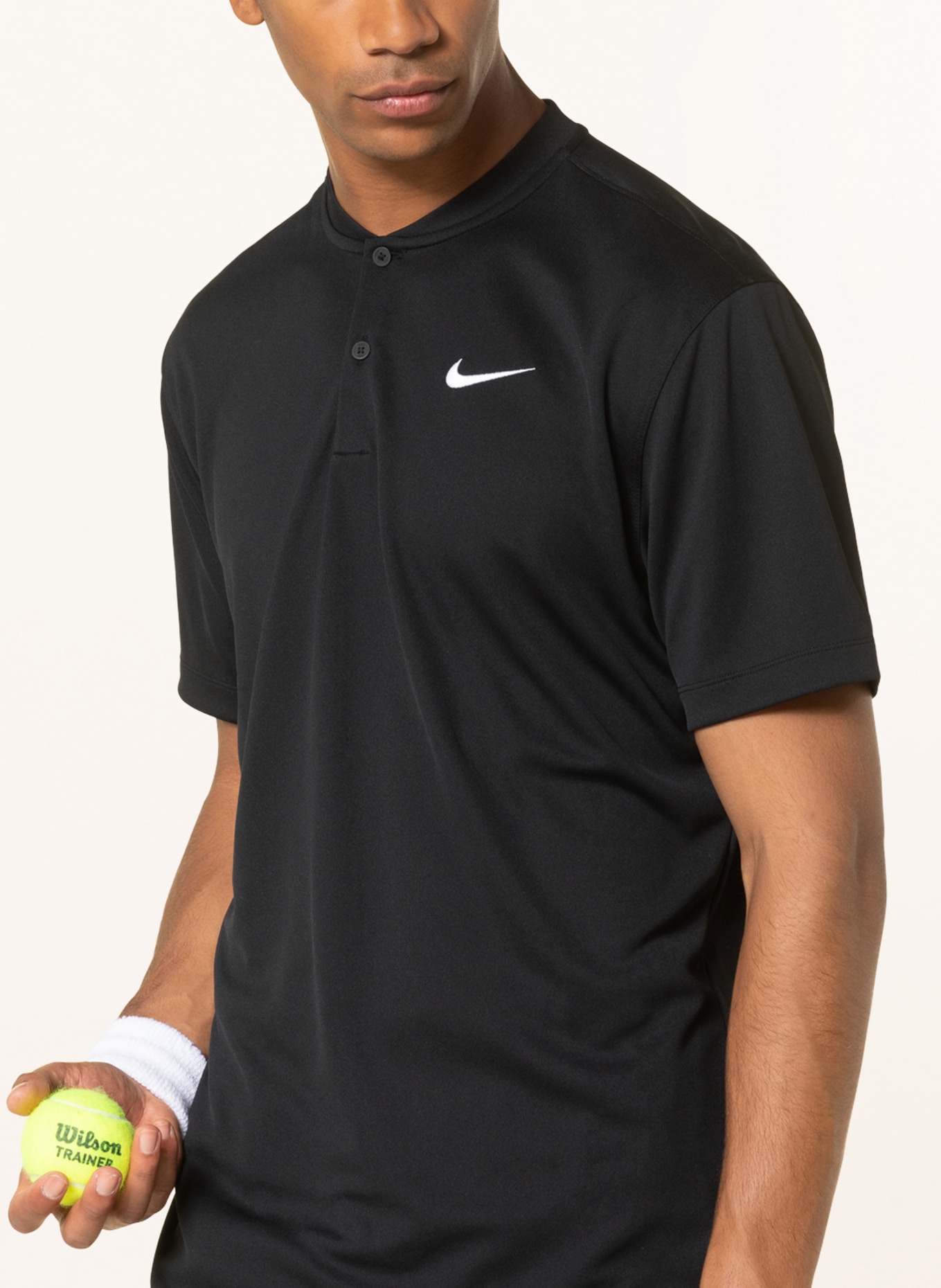 Nike Funktions-Poloshirt COURT DRI-FIT, Farbe: SCHWARZ (Bild 4)
