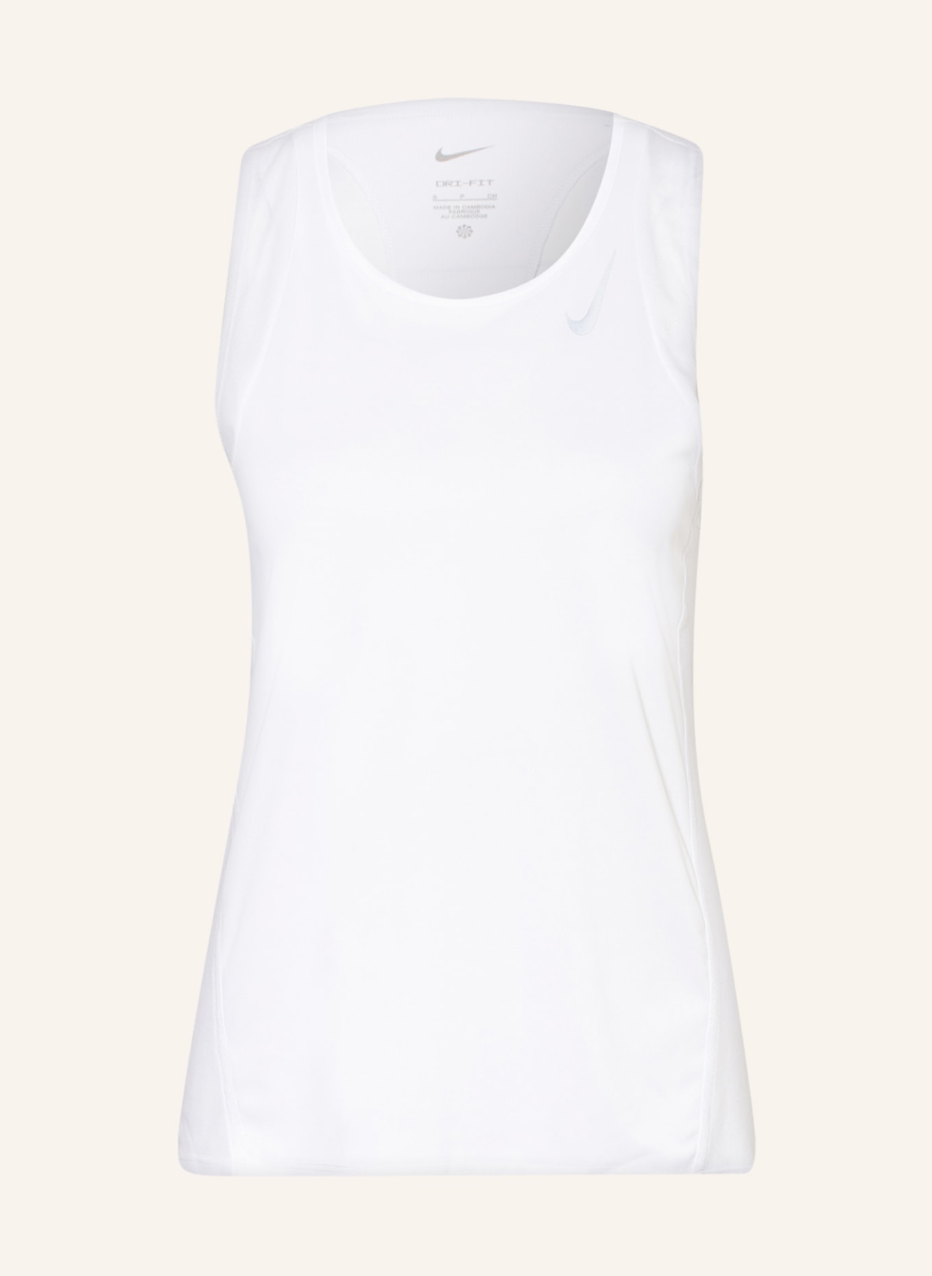 Nike Running top DRI-FIT RACE with mesh, Color: WHITE (Image 1)