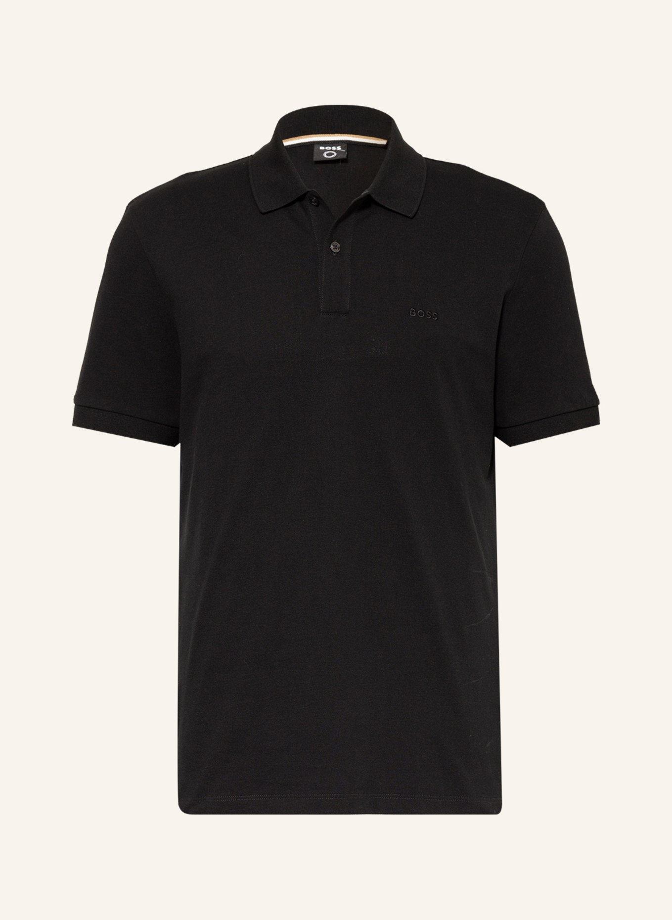 BOSS Piqué-Poloshirt PALLAS Regular Fit, Farbe: SCHWARZ (Bild 1)
