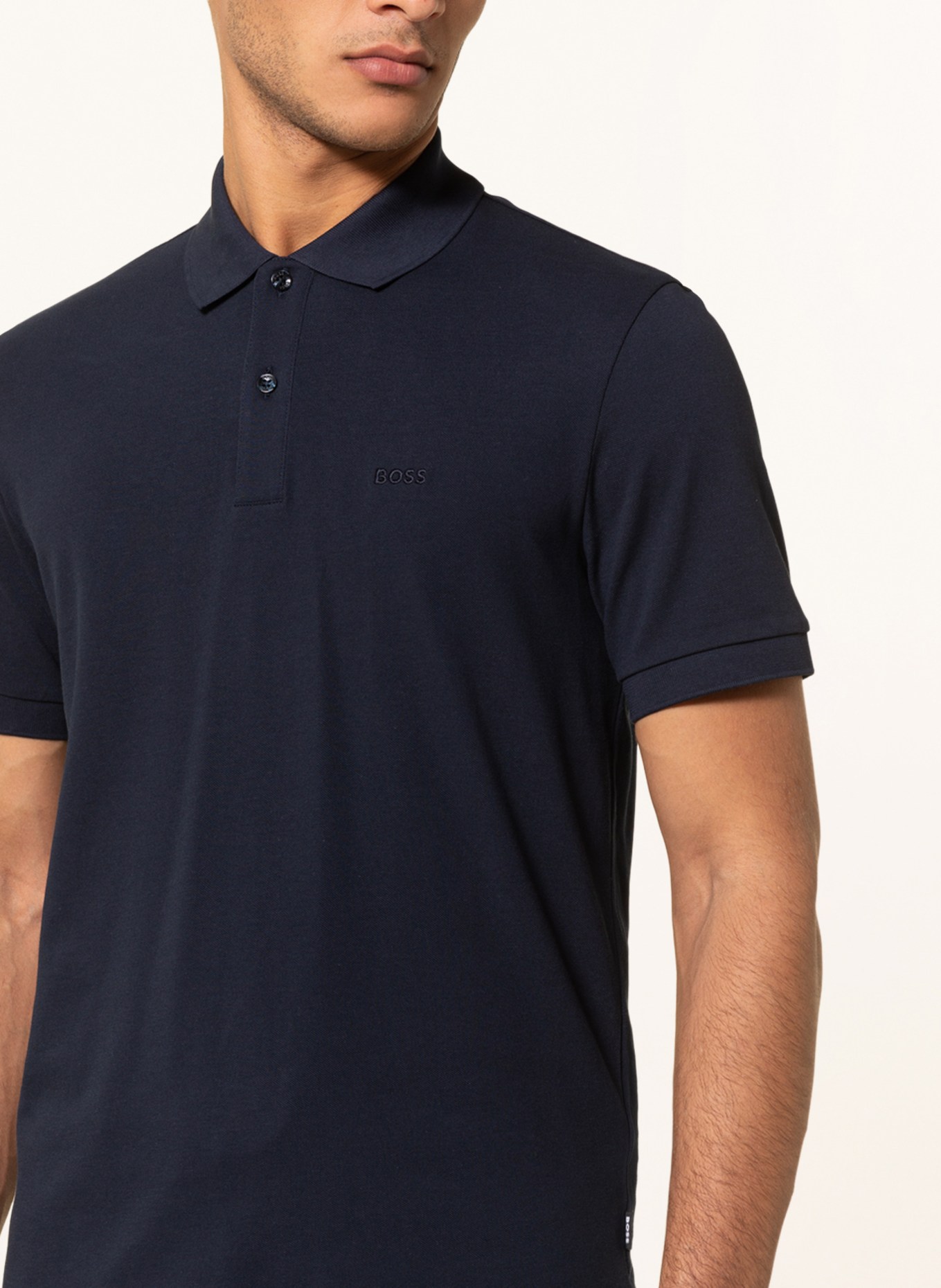 BOSS Piqué-Poloshirt PALLAS Regular Fit, Farbe: DUNKELBLAU (Bild 4)