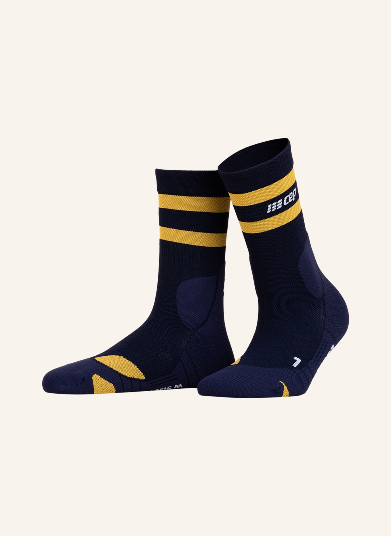 cep Trekking socks , Color: 776 peacoat/gold (Image 1)