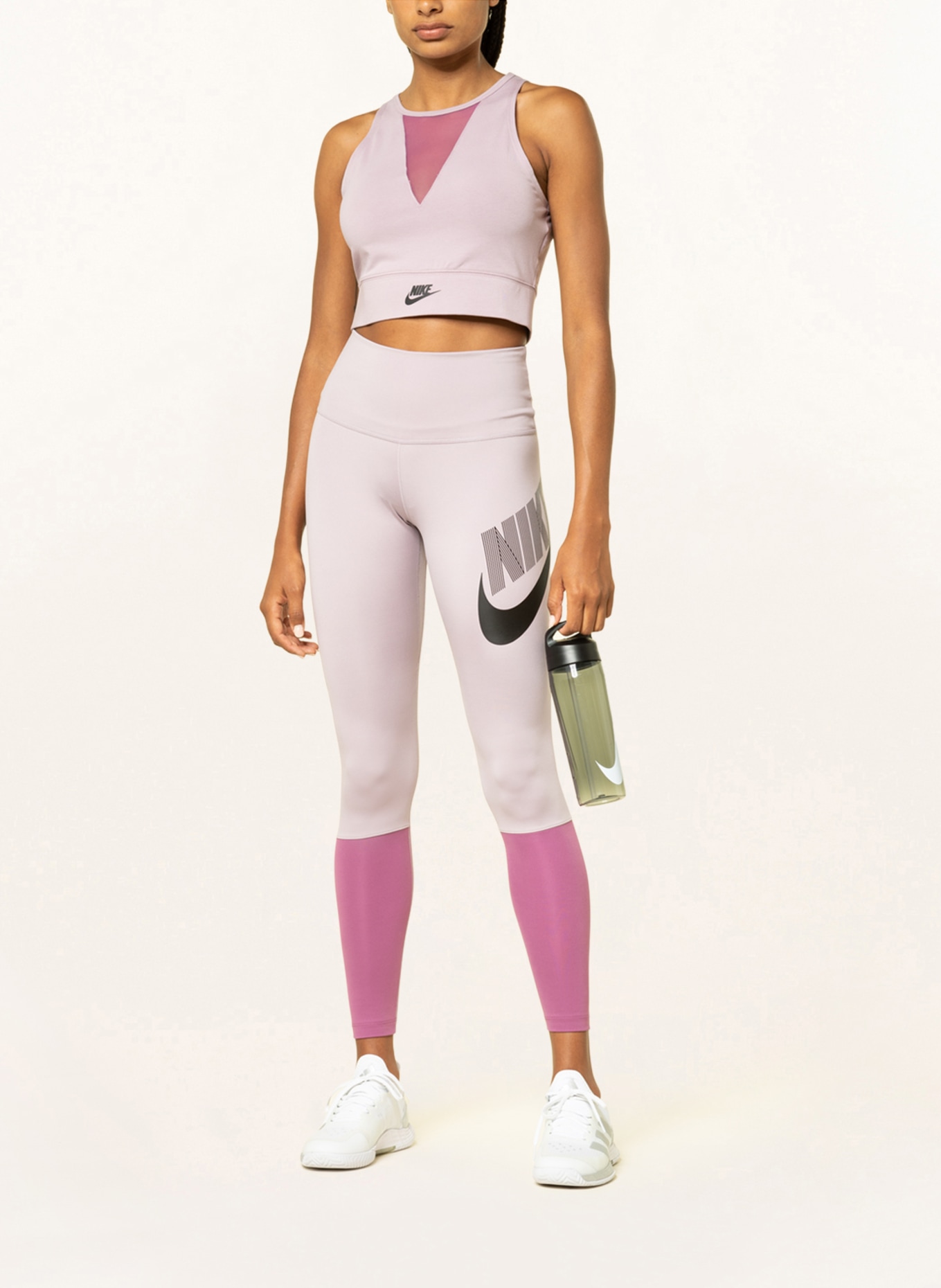 Nike Crop top SPORTSWEAR se síťovinou, Barva: SVĚTLE FIALOVÁ (Obrázek 2)