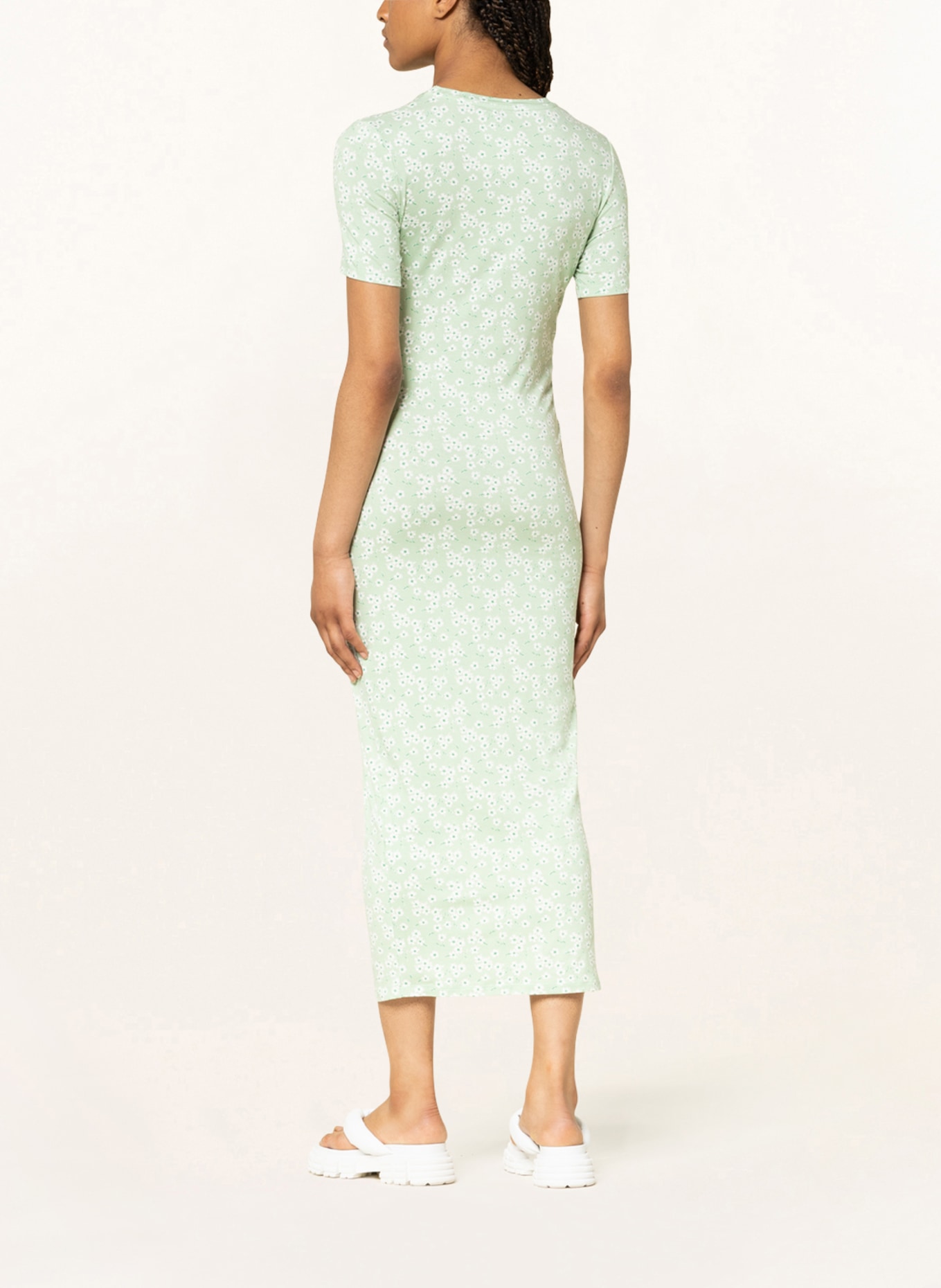 ENVII Dress ENZOE, Color: LIGHT GREEN/ DARK GREEN/ WHITE (Image 3)