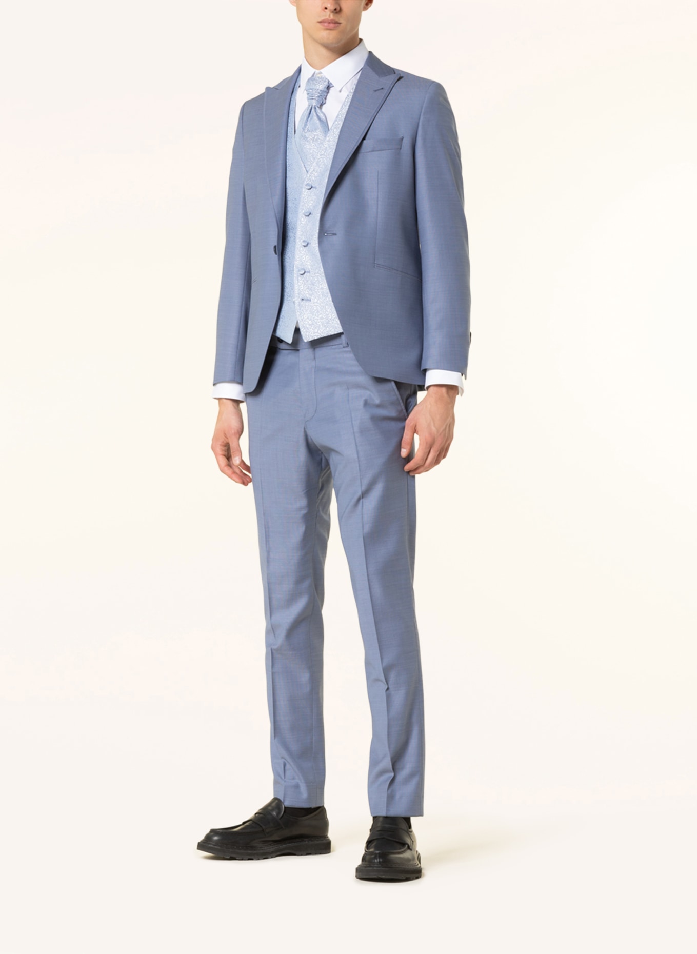 WILVORST Suit vest extra slim fit, Color: LIGHT BLUE (Image 2)