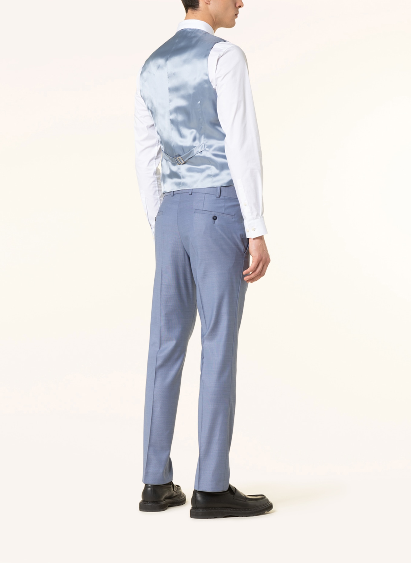 WILVORST Suit vest extra slim fit, Color: LIGHT BLUE (Image 4)