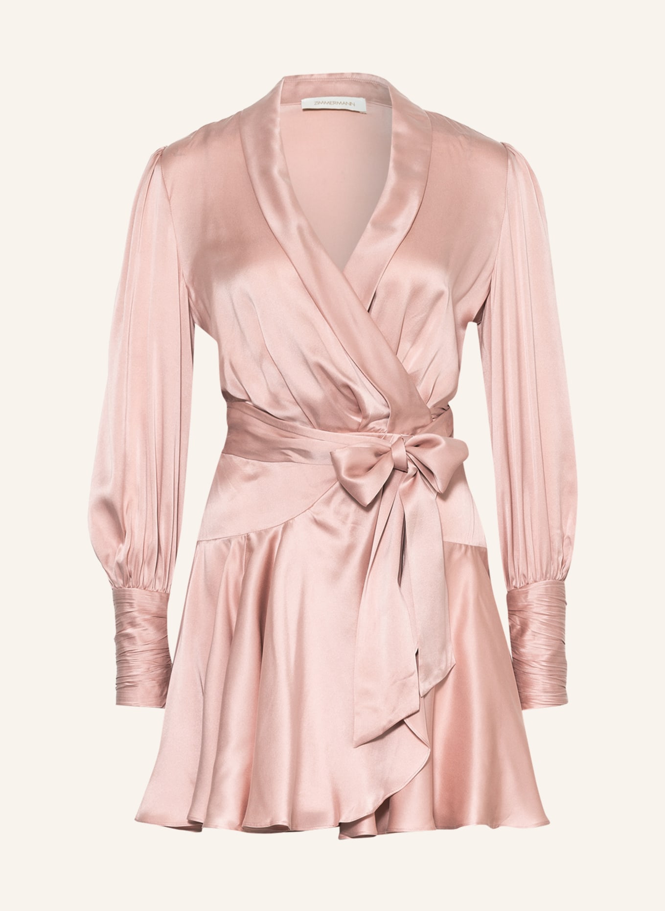 ZIMMERMANN Wrap dress made of silk , Color: ROSE (Image 1)