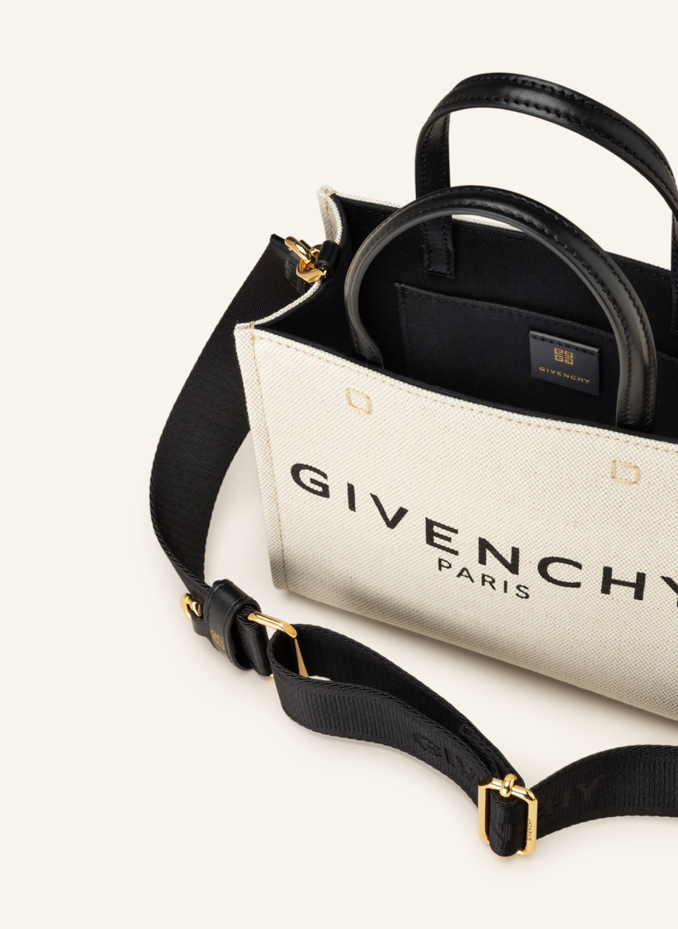 GIVENCHY Shoulder bag G-TOTE MINI, Color: CREAM/ BLACK (Image 3)