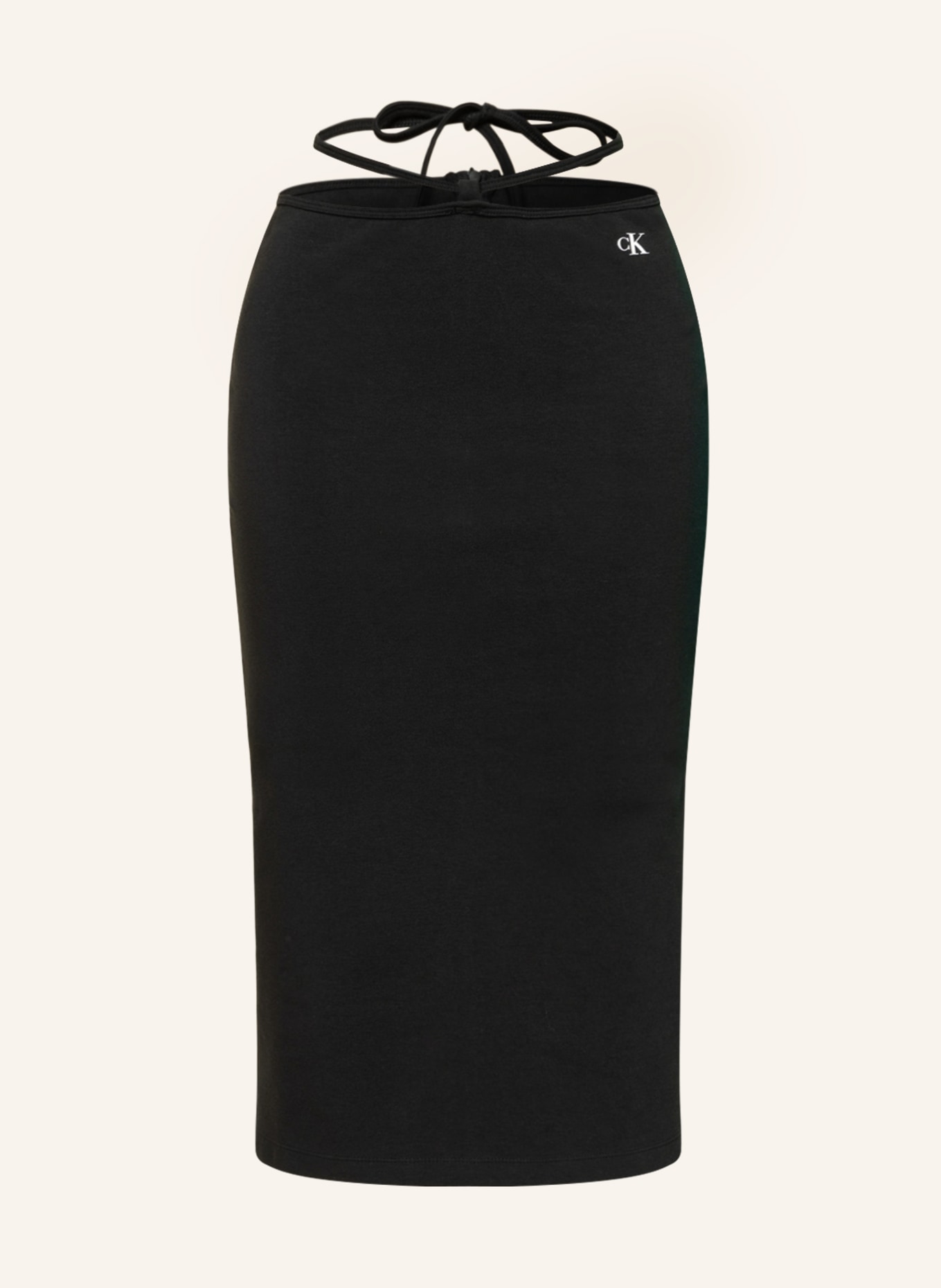Calvin Klein Jeans Žerzejová sukně, Barva: ČERNÁ (Obrázek 1)