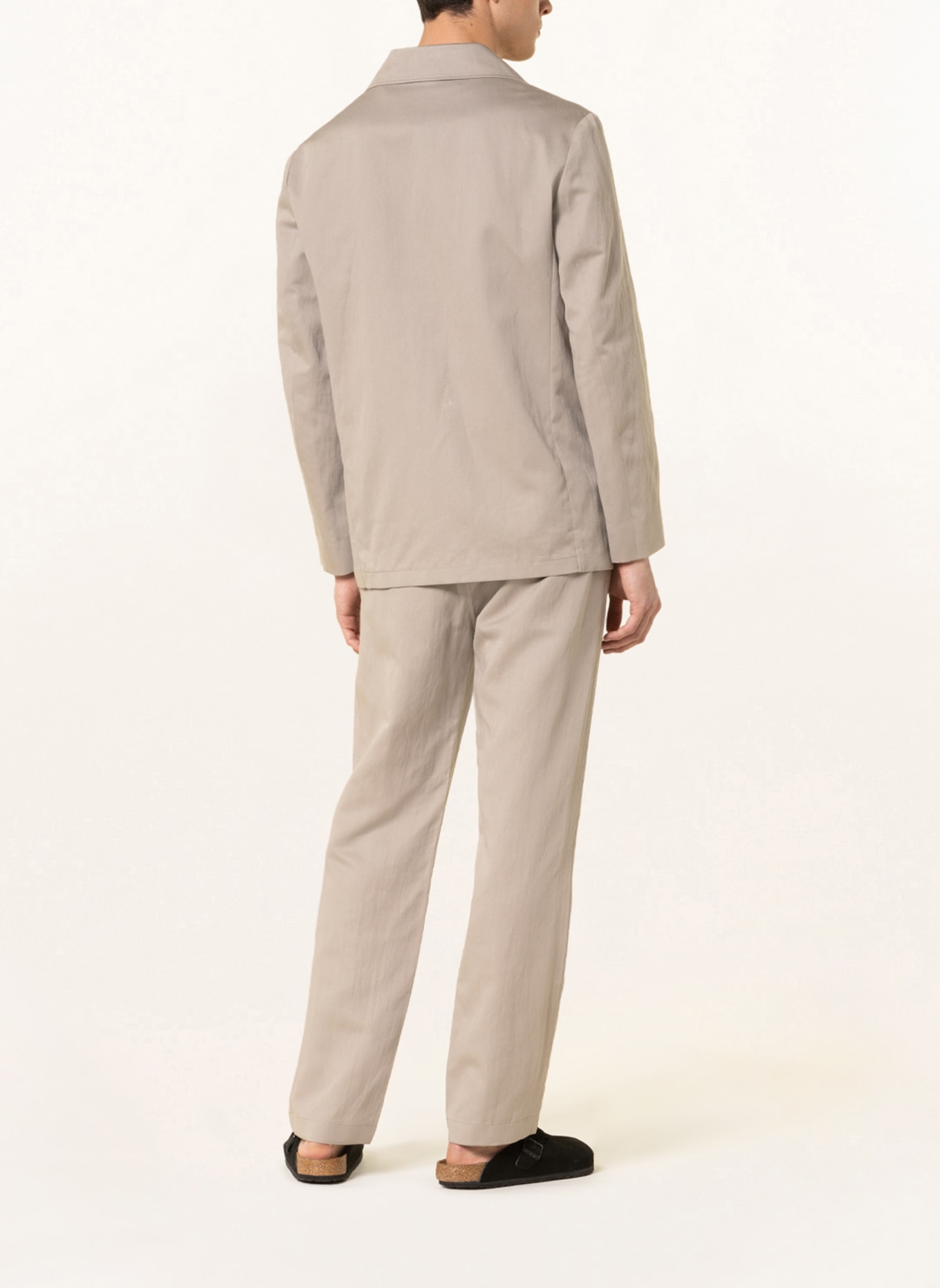 Filippa K Suit jacket NATE regular fit with linen, Color: 9320 light taupe (Image 3)