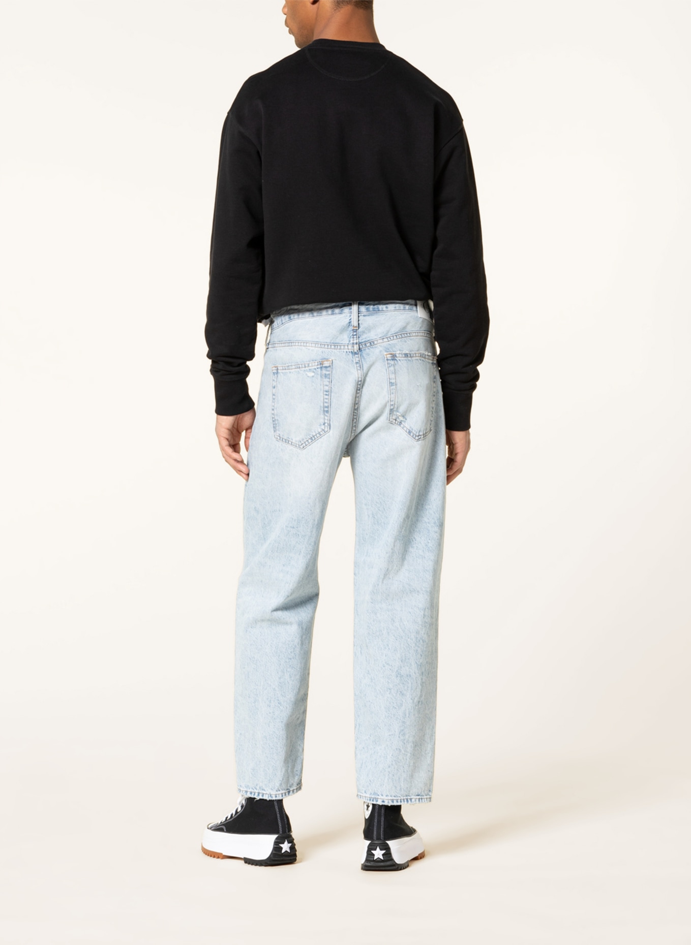 Calvin Klein Jeans Jeansy w stylu destroyed regular fit     , Kolor: 1AA Denim Light (Obrazek 3)