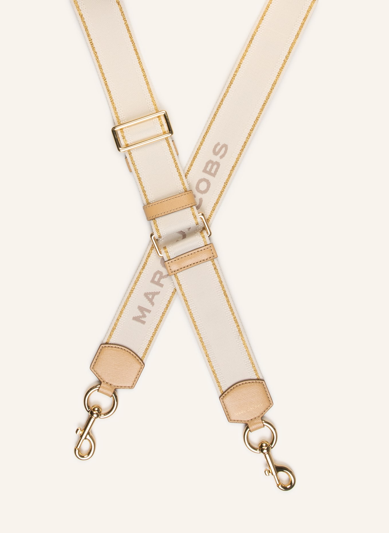 MARC JACOBS Shoulder straps, Color: CREAM/ LIGHT BROWN/ GOLD (Image 2)