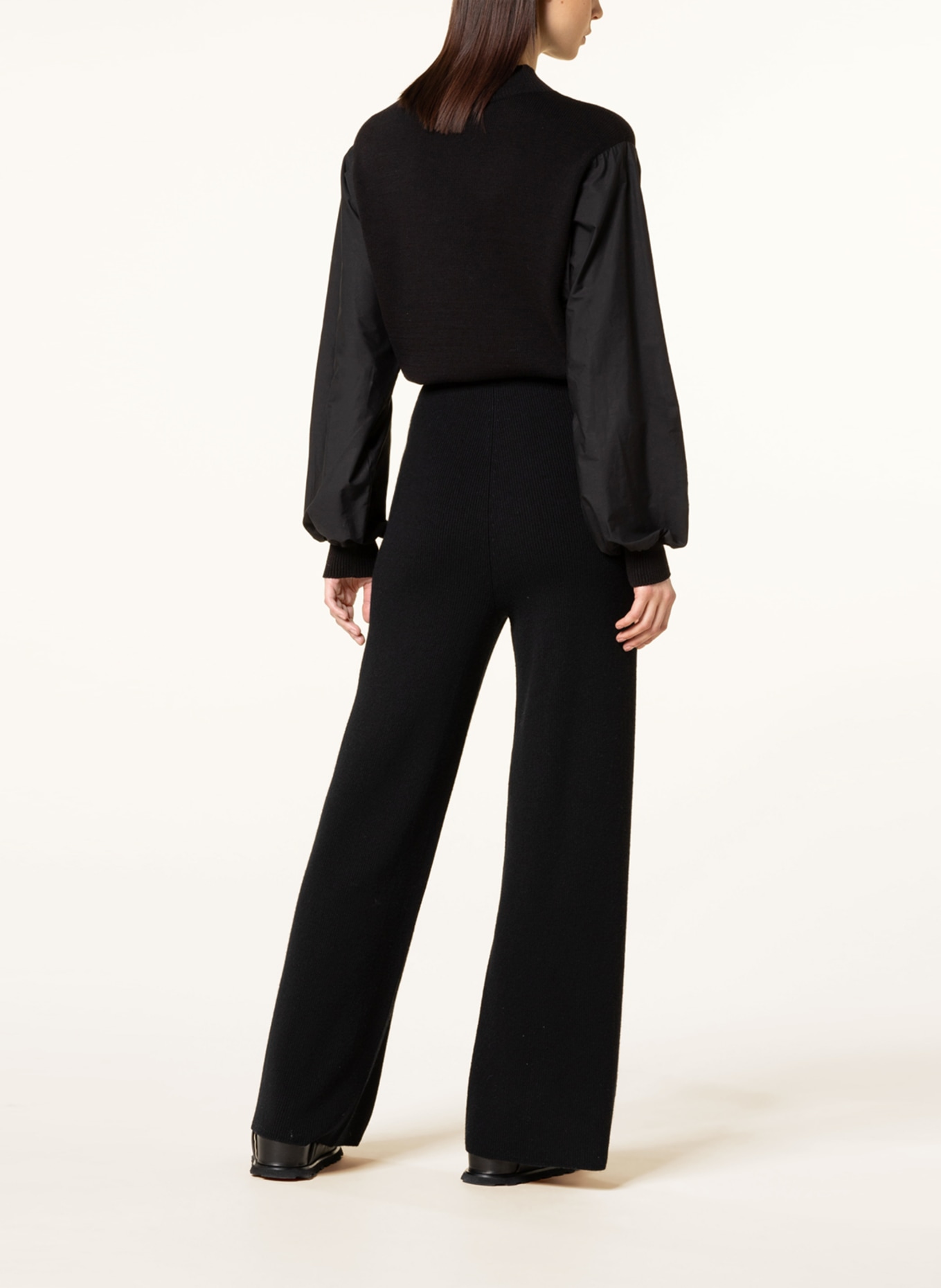 CLOSED Knit trousers , Color: BLACK (Image 3)